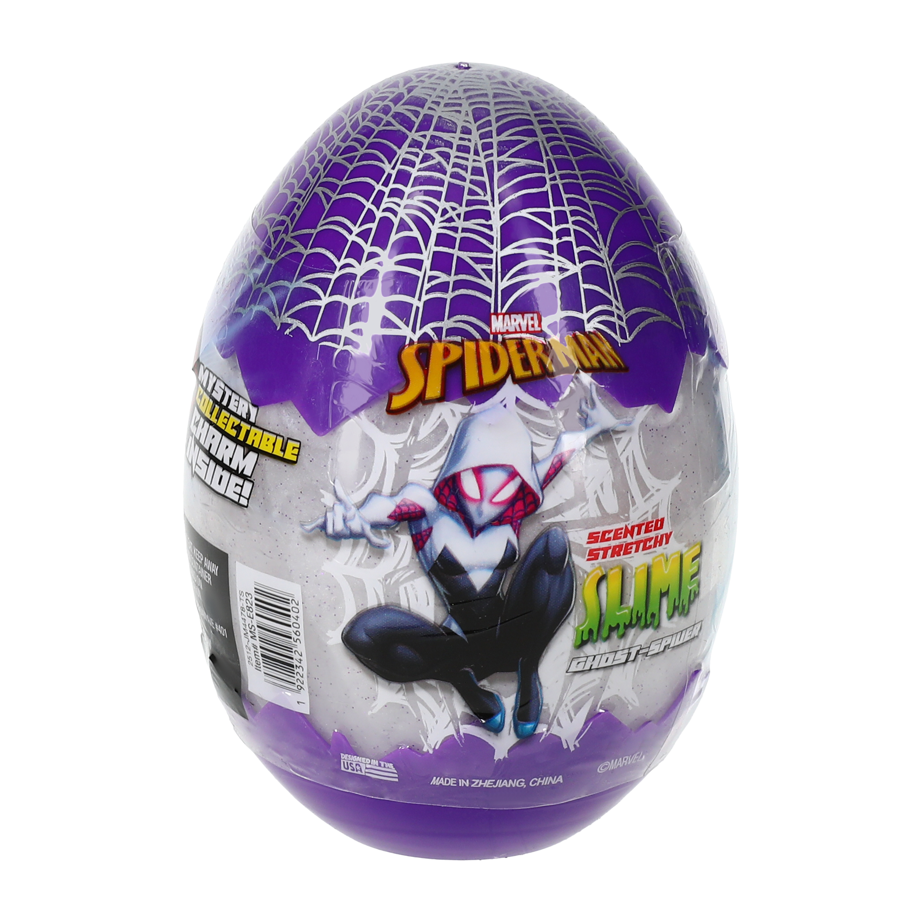 Marvel Spider-Man Characters Scented Stretchy Slime Egg