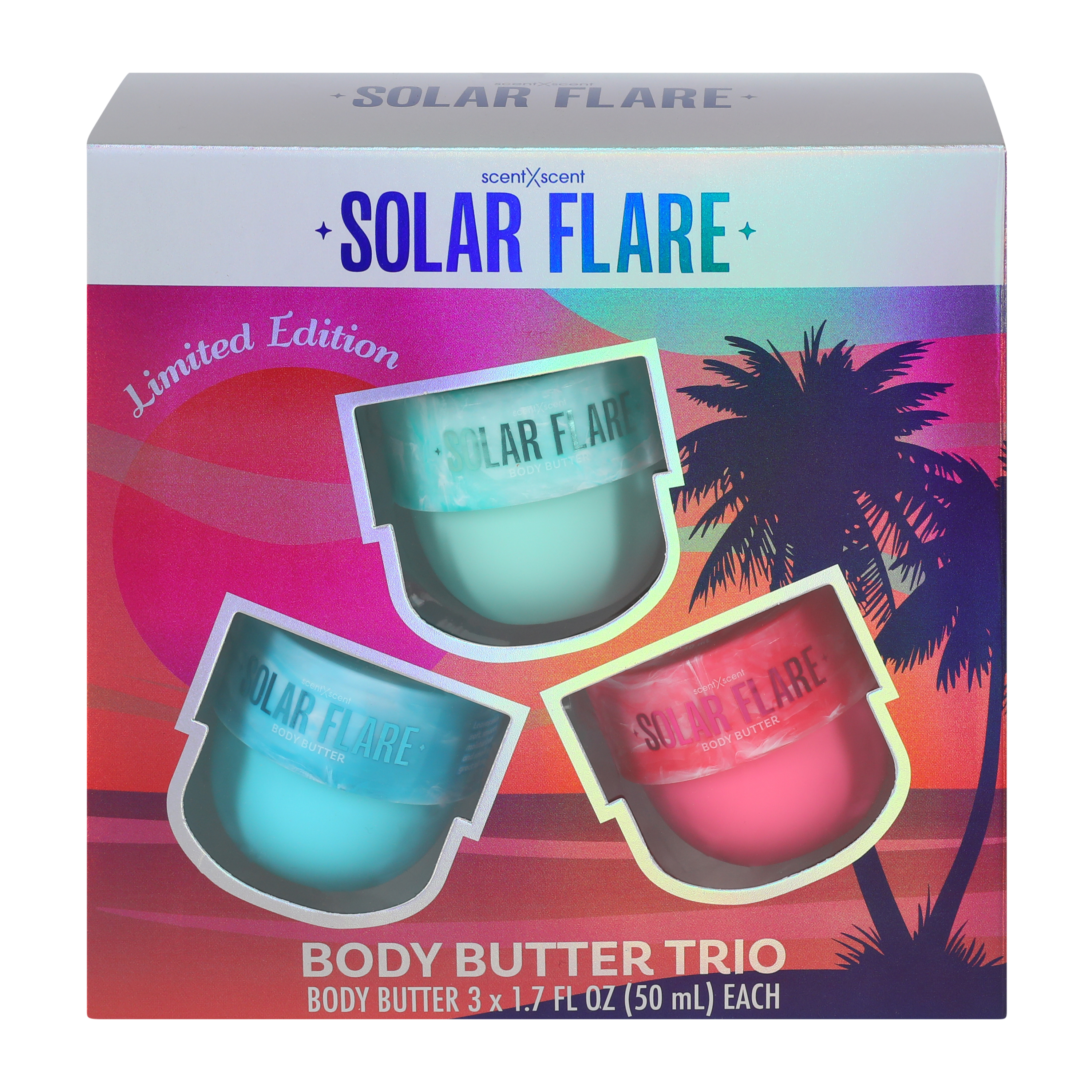 ScentXScent Solar Flare Limited Body Butter Trio 1.7oz