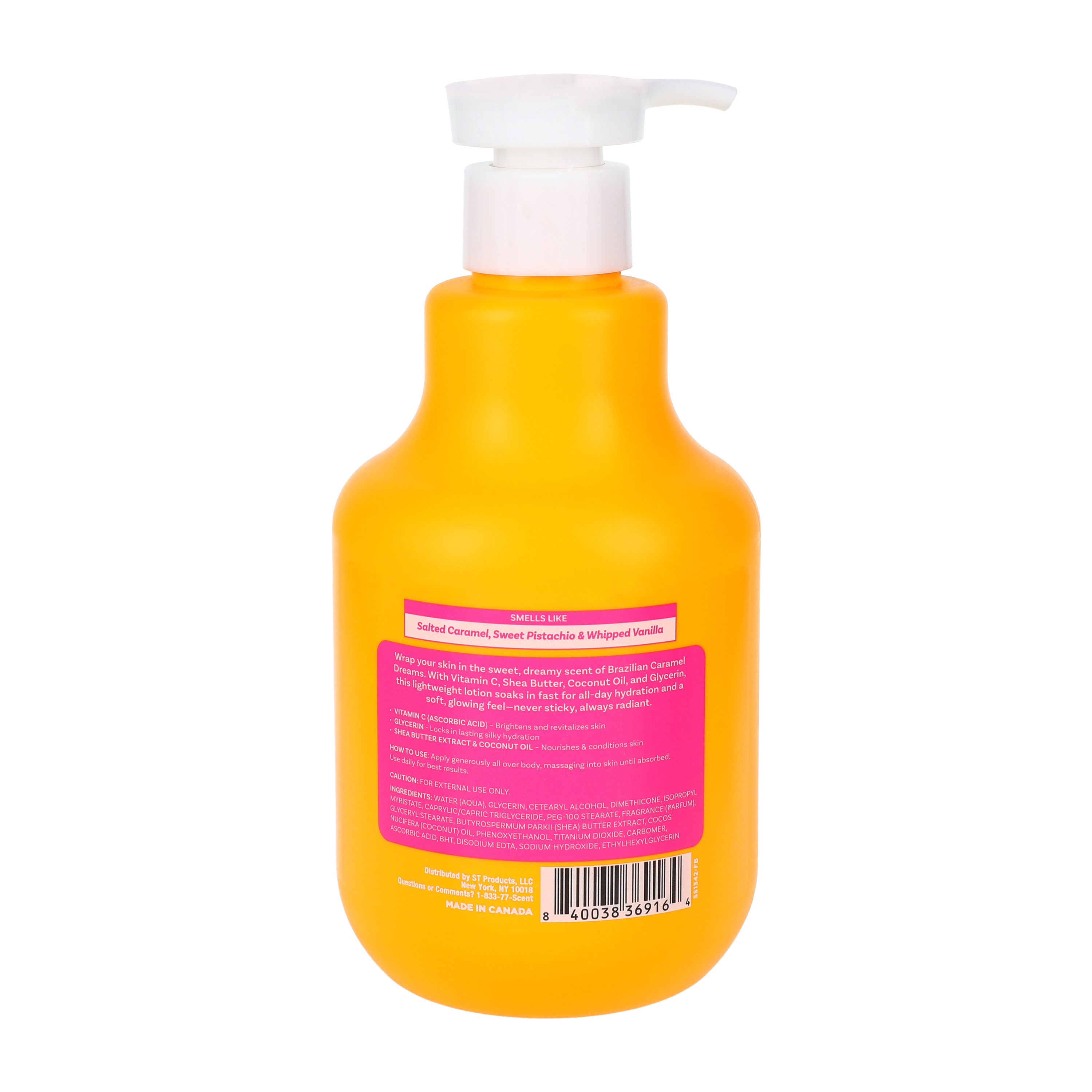 ScentXScent Solar Flare Brazilian Caramel Dreams Body Lotion 16oz