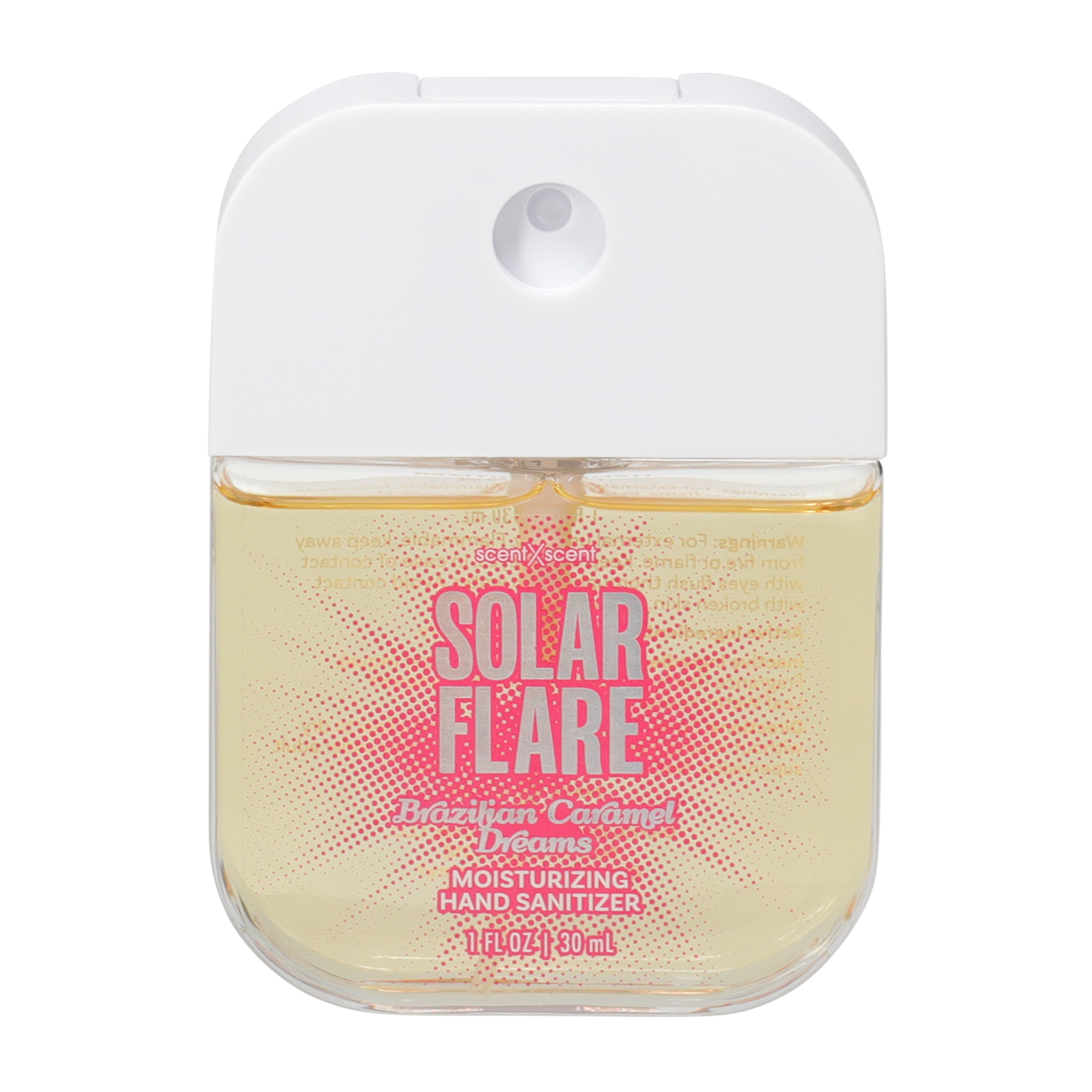 ScentXScent Solar Flare Brazilian Caramel Dreams Hand Sanitizer 1oz