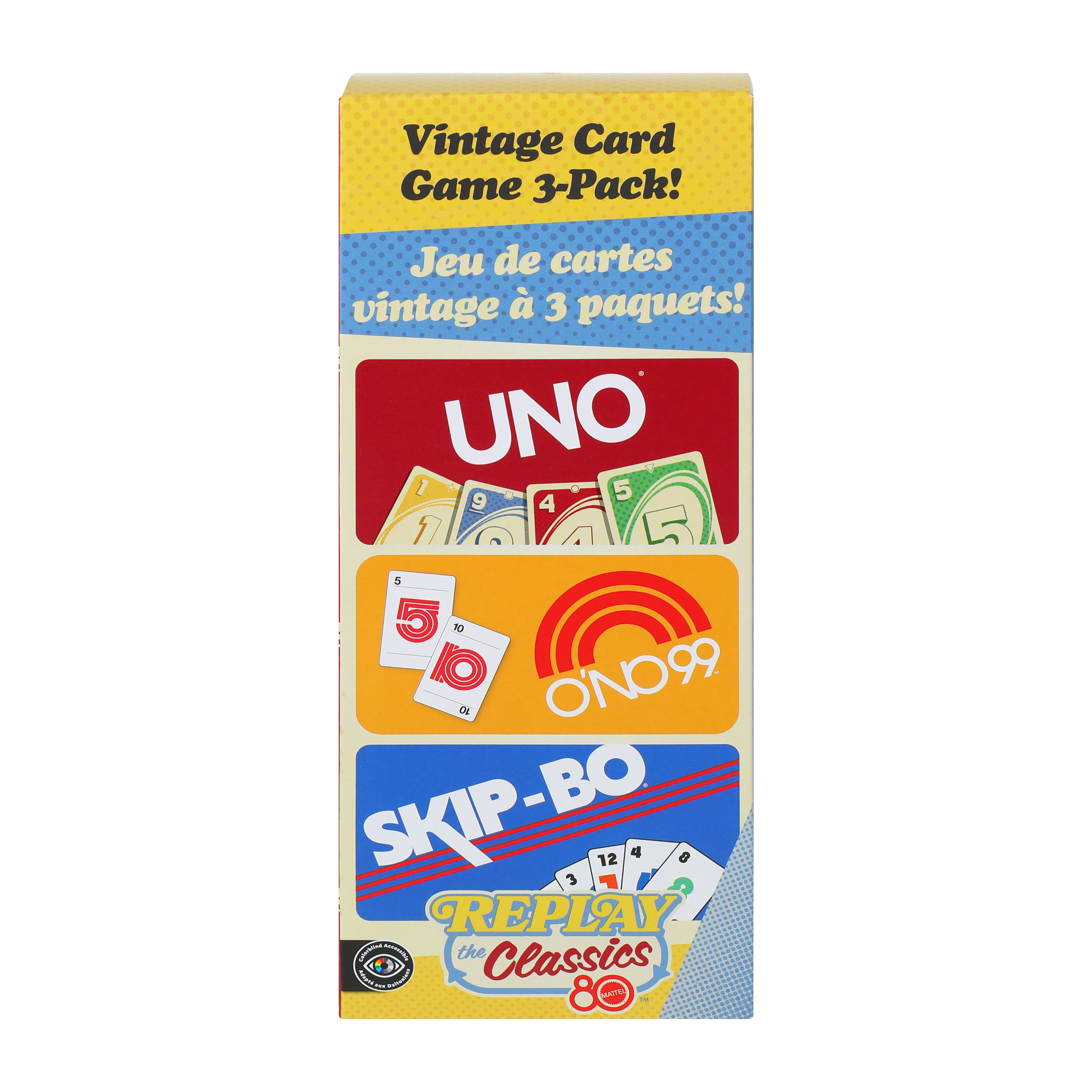 Mattel™ Replay The Classics Vintage Card Game 3-Pack