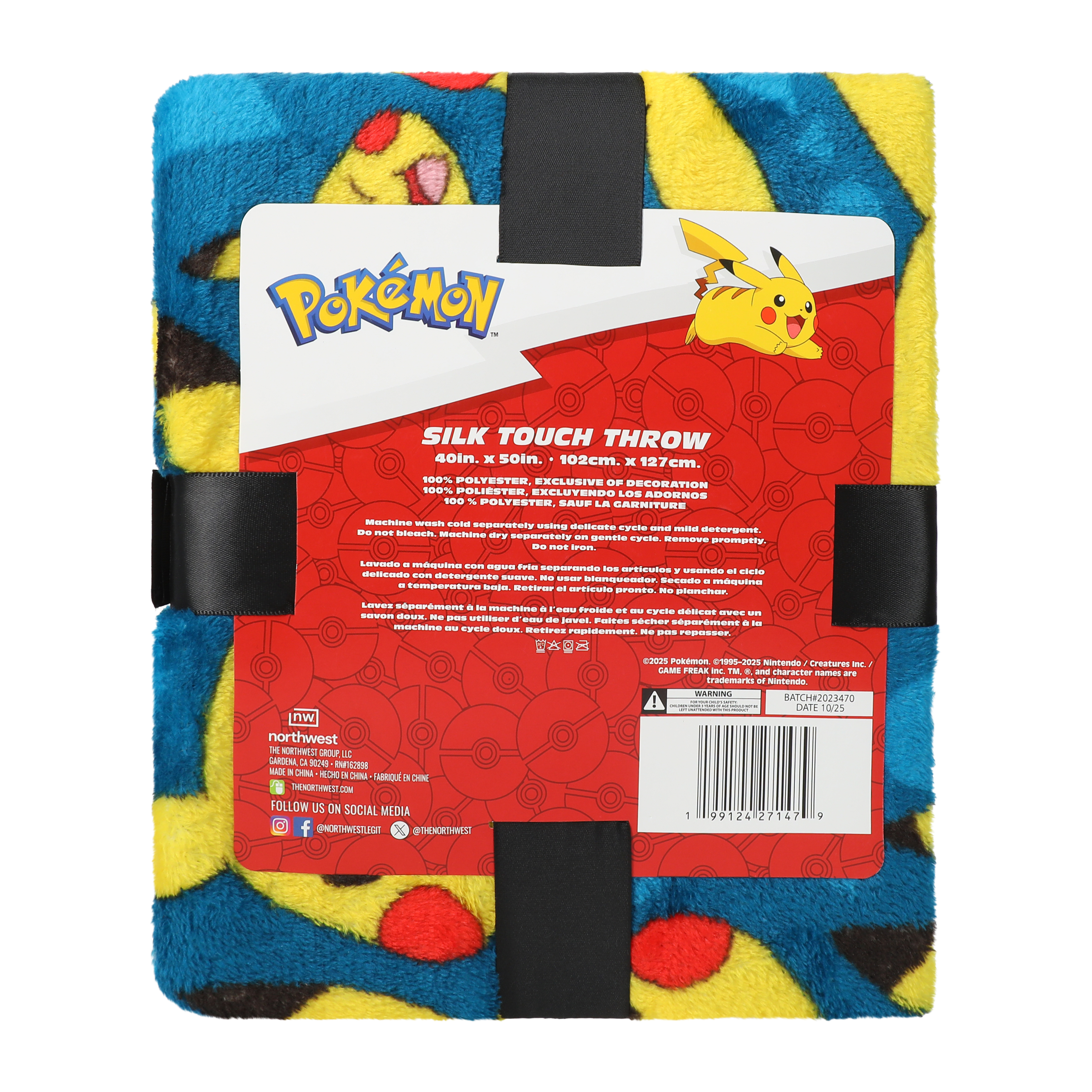 Pokémon™ Silk Touch Throw 40inx50in