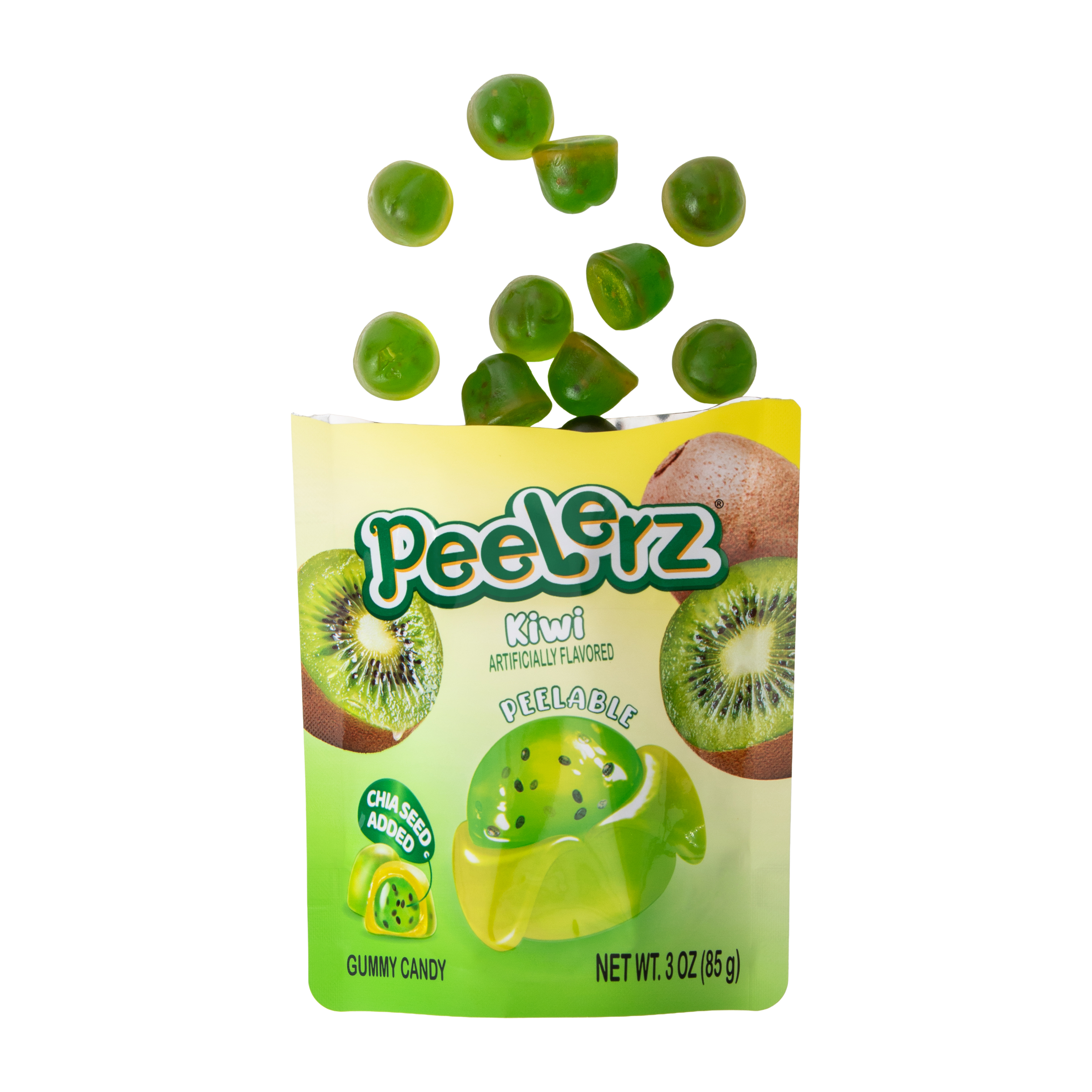 Peelerz Kiwi Gummy Candy 3oz