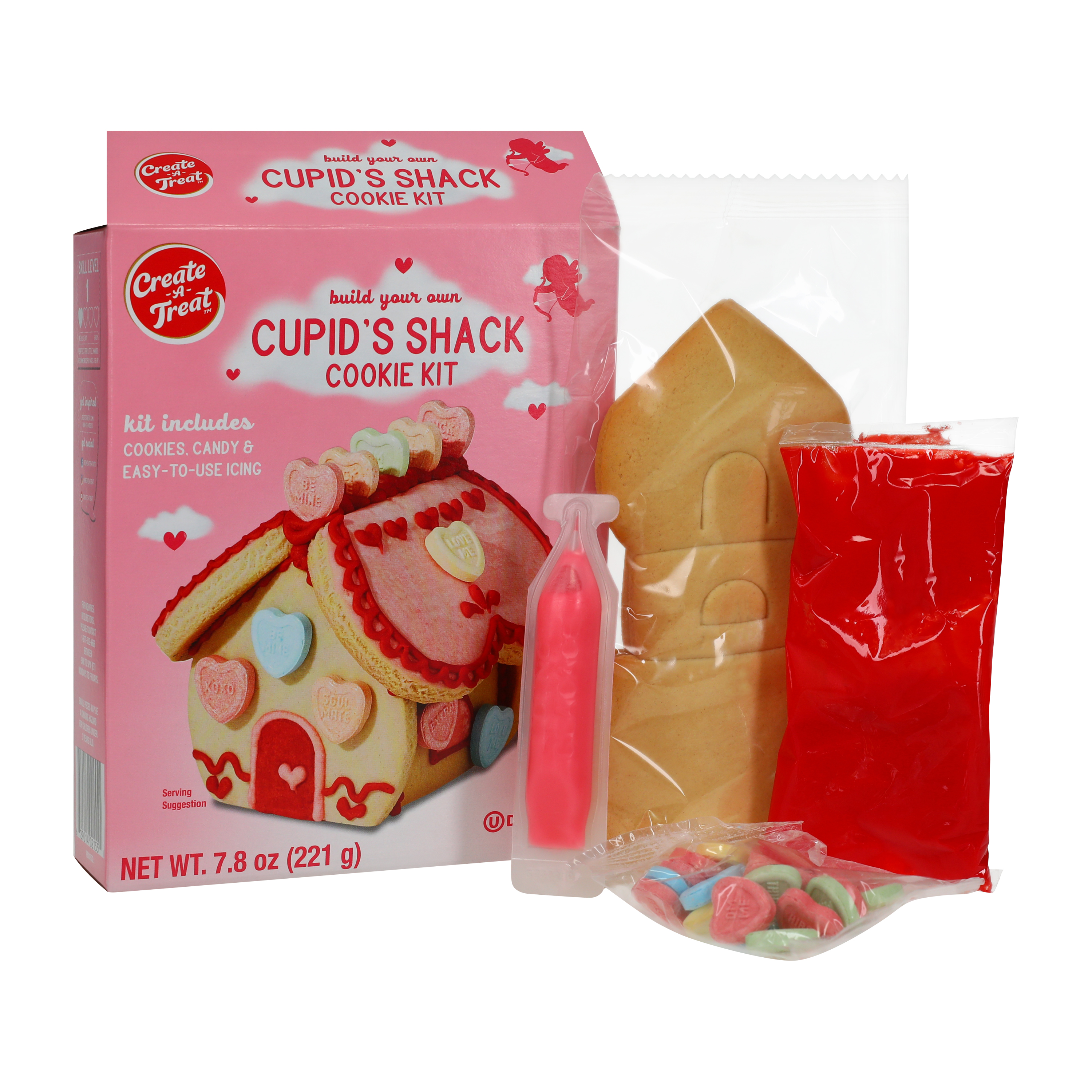 Create-A-Treat™ Build Your Own Cupid's Shack Cookie Kit 7.8oz