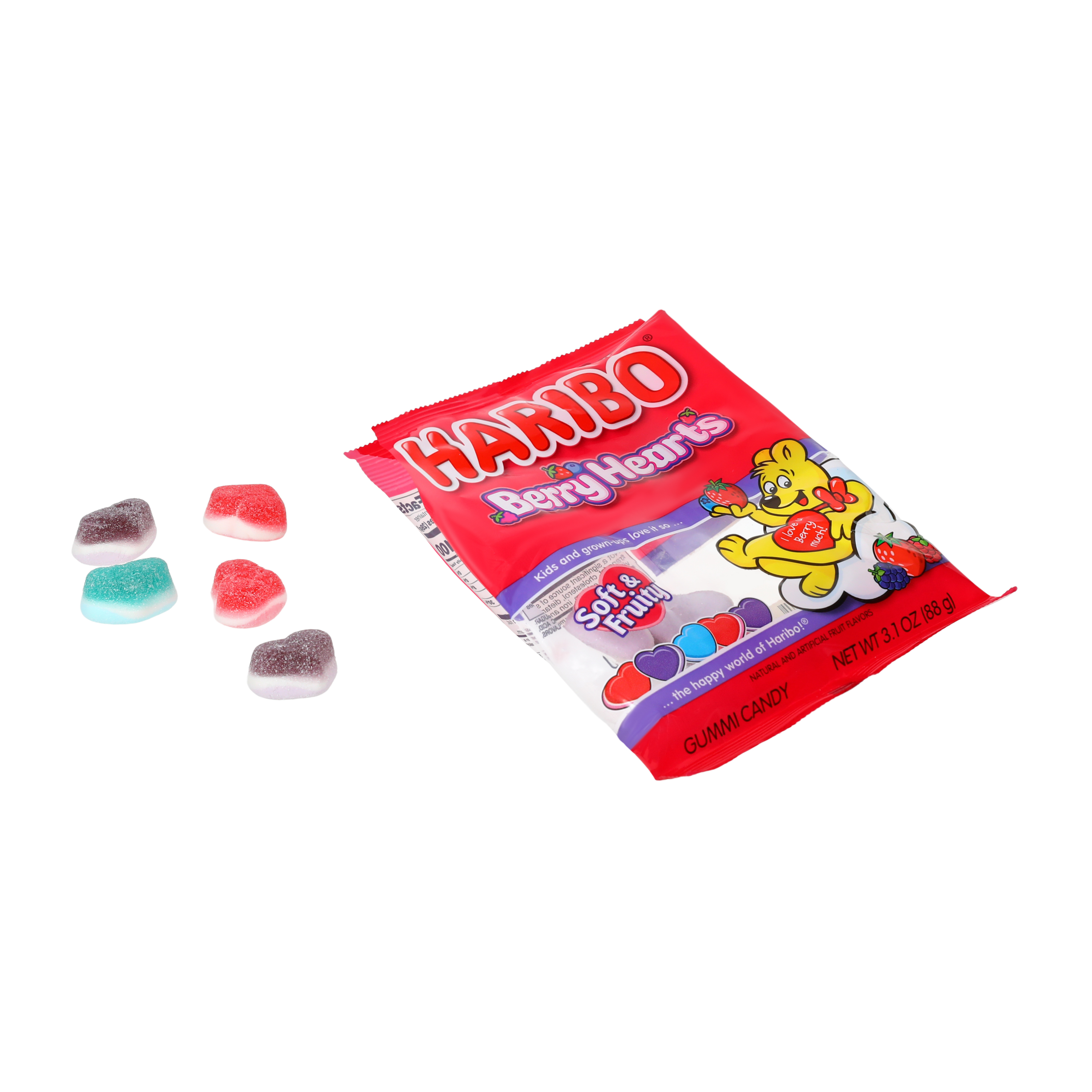 Haribo® Berry Hearts Gummi Candy 5.1oz