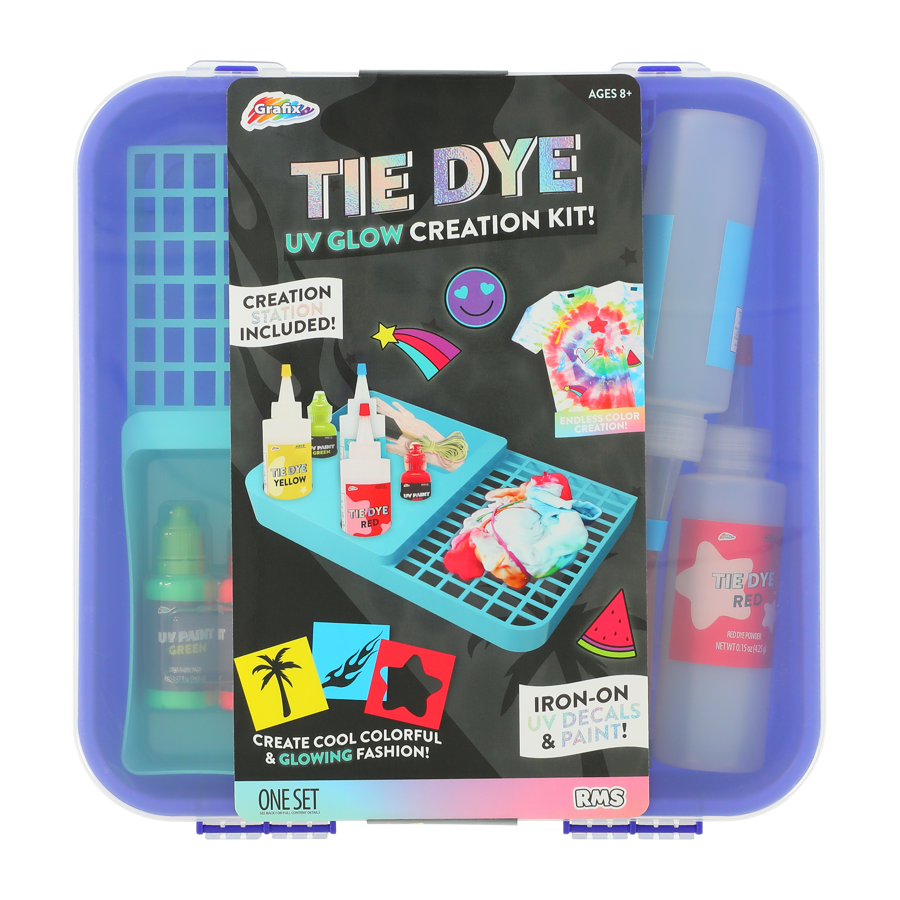 Grafix® Tie Dye UV Glow Creation Kit