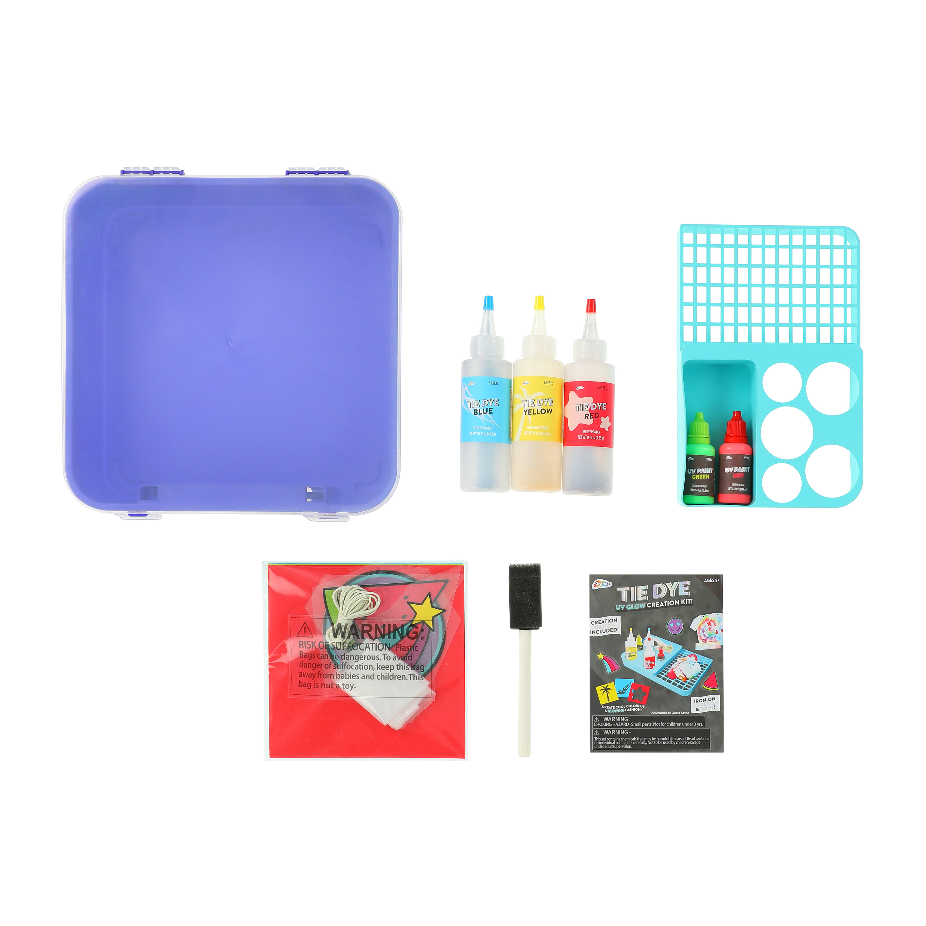 Grafix® Tie Dye UV Glow Creation Kit