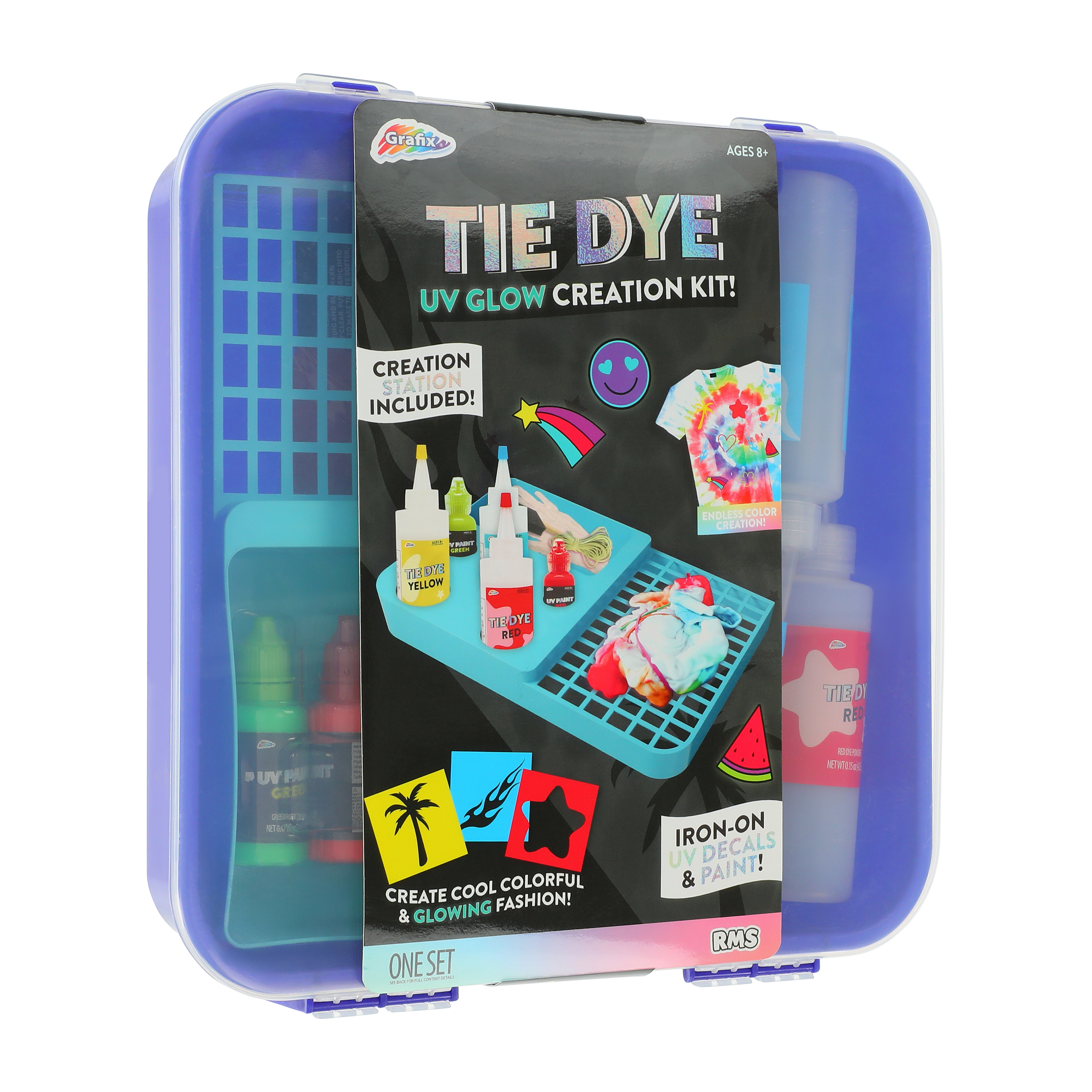 Grafix® Tie Dye UV Glow Creation Kit