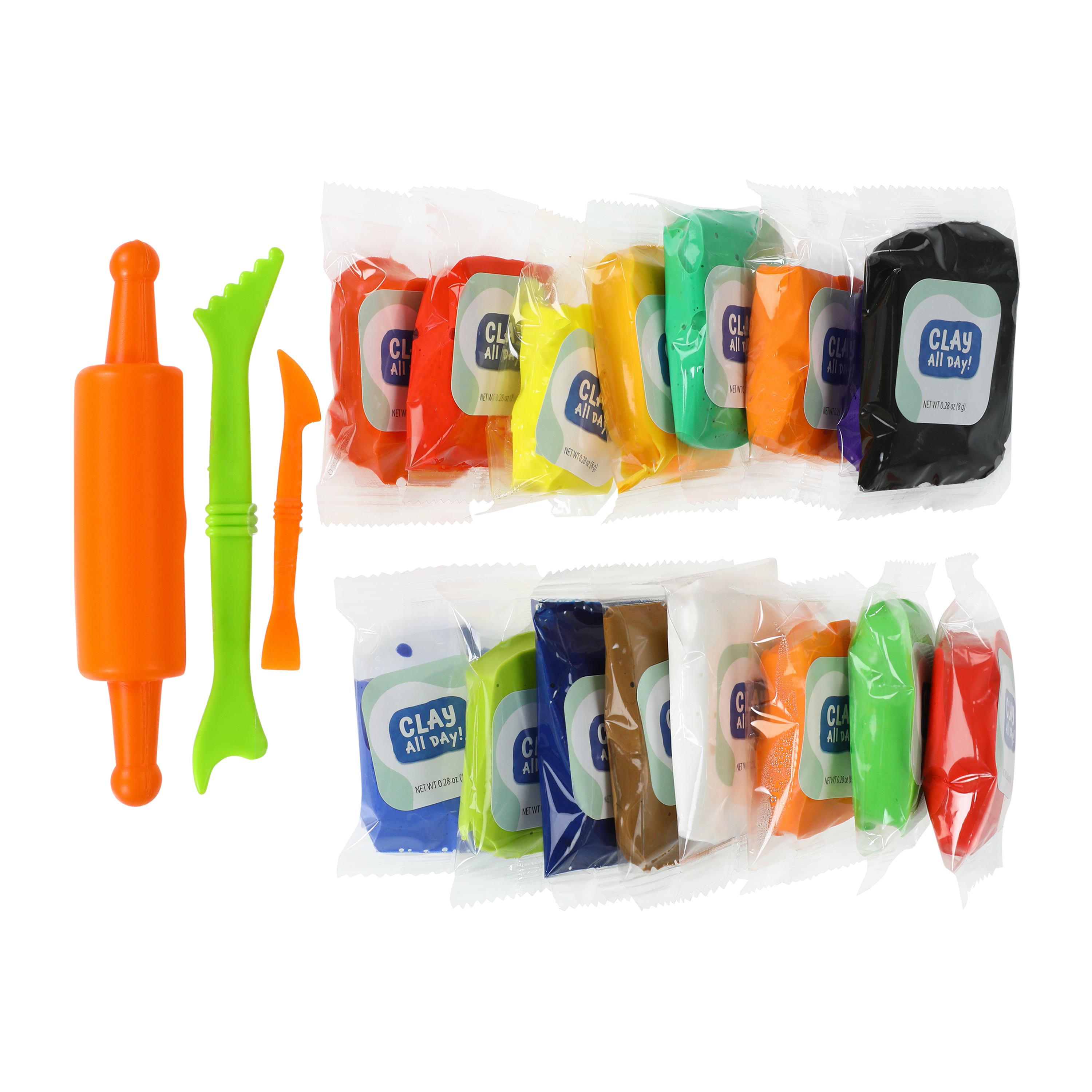 Clay All Day! Air-Dry 16-Pack Set