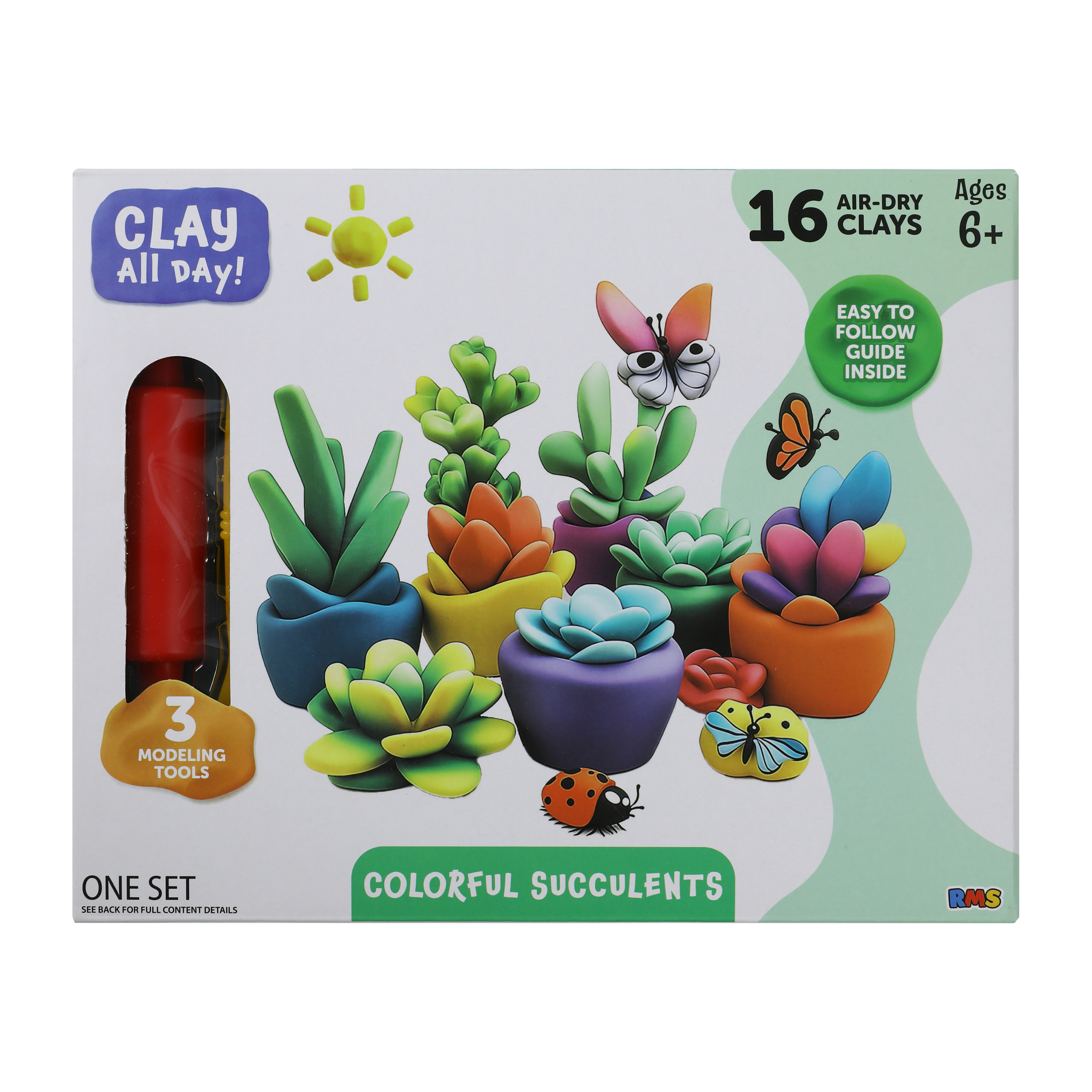 Clay All Day! Air-Dry 16-Pack Set