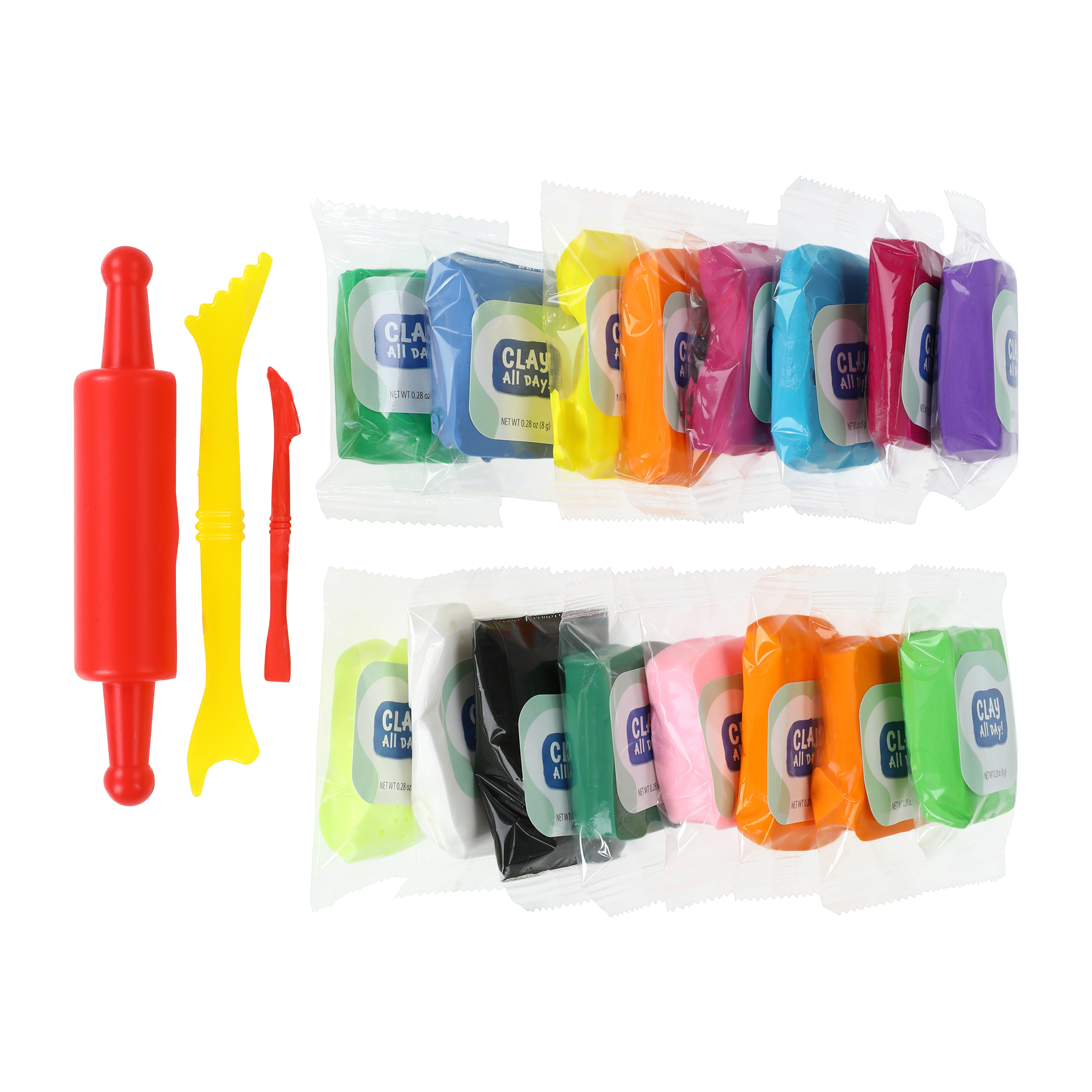 Clay All Day! Air-Dry 16-Pack Set