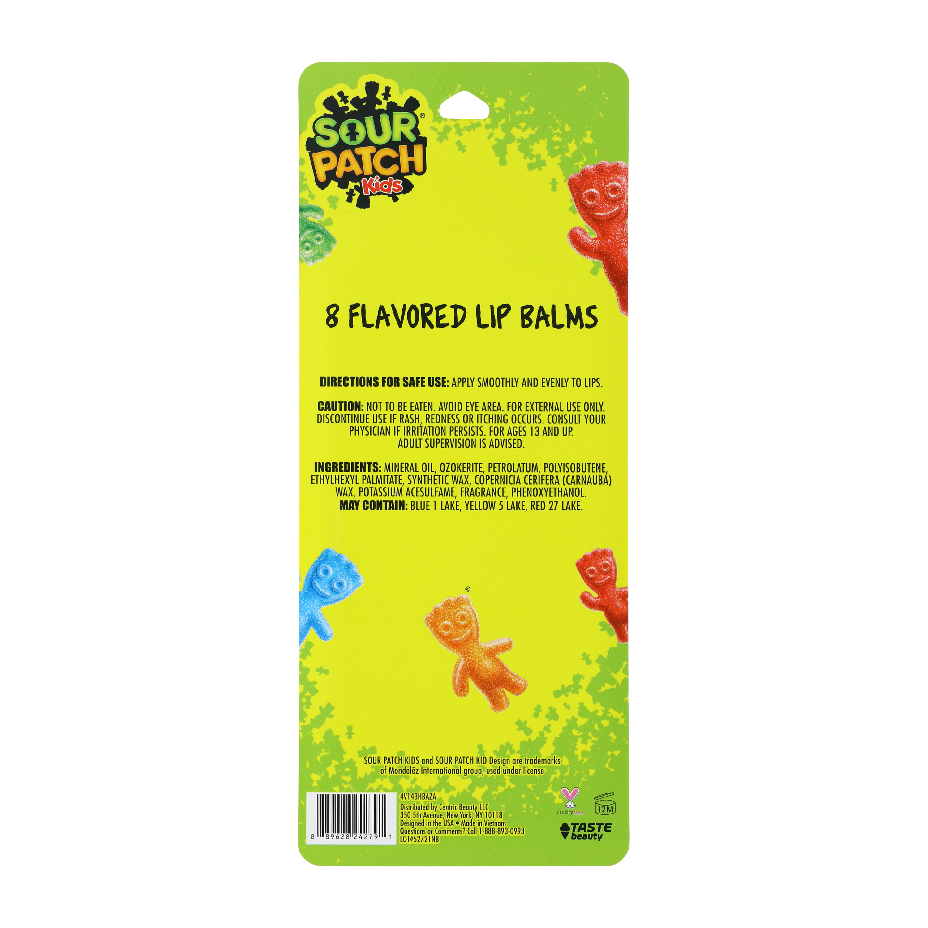 Sour Patch Kids® Flavored Lip Balms 8-Pack 0.96oz