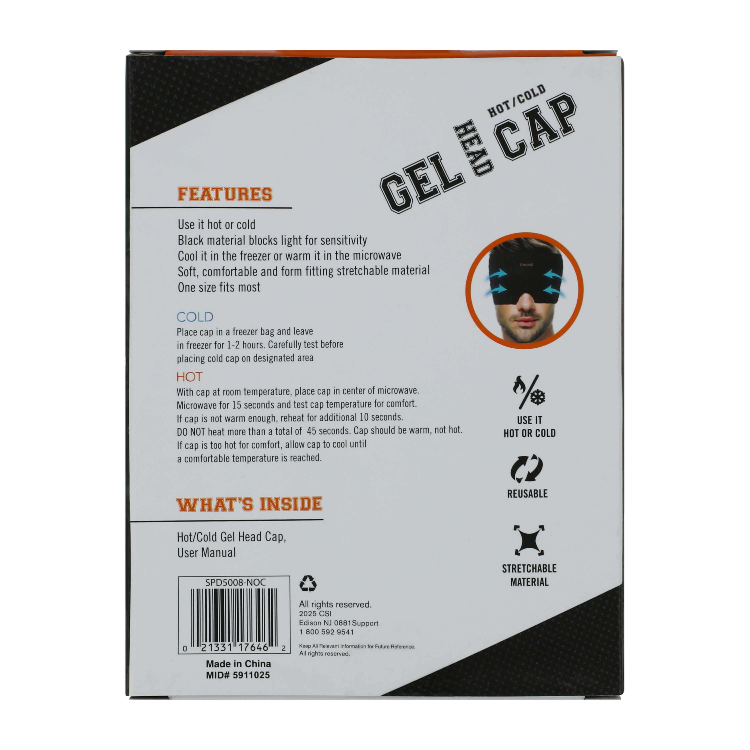 Spalding® Gel Head Cap