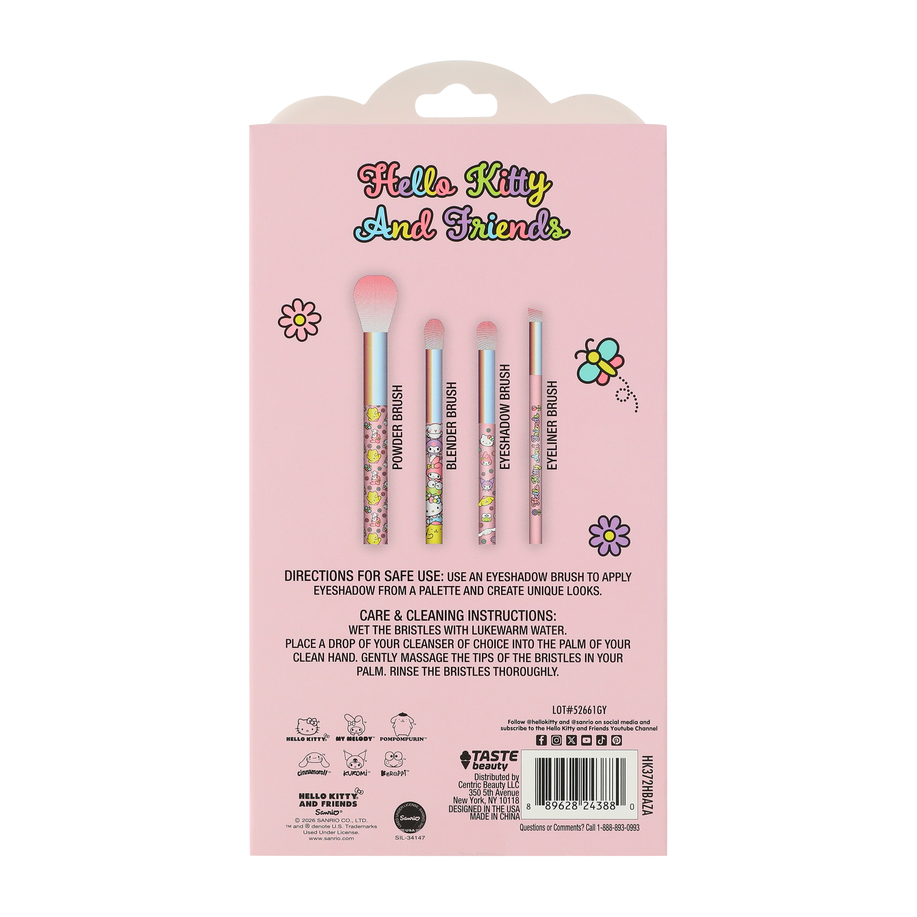 Hello Kitty And Friends® Cosmetic Brush Set