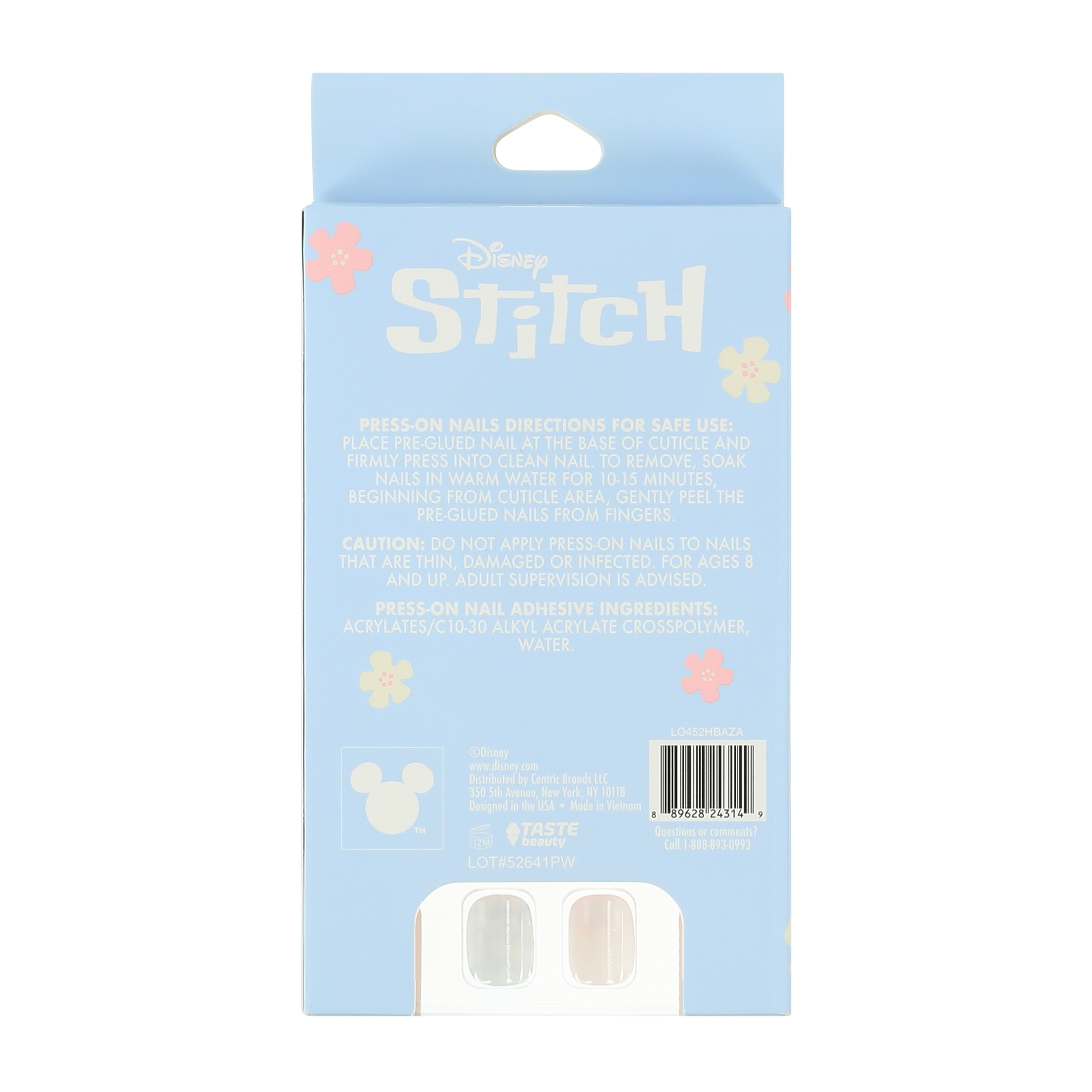 Disney Stitch Press-On Nails 18-Count