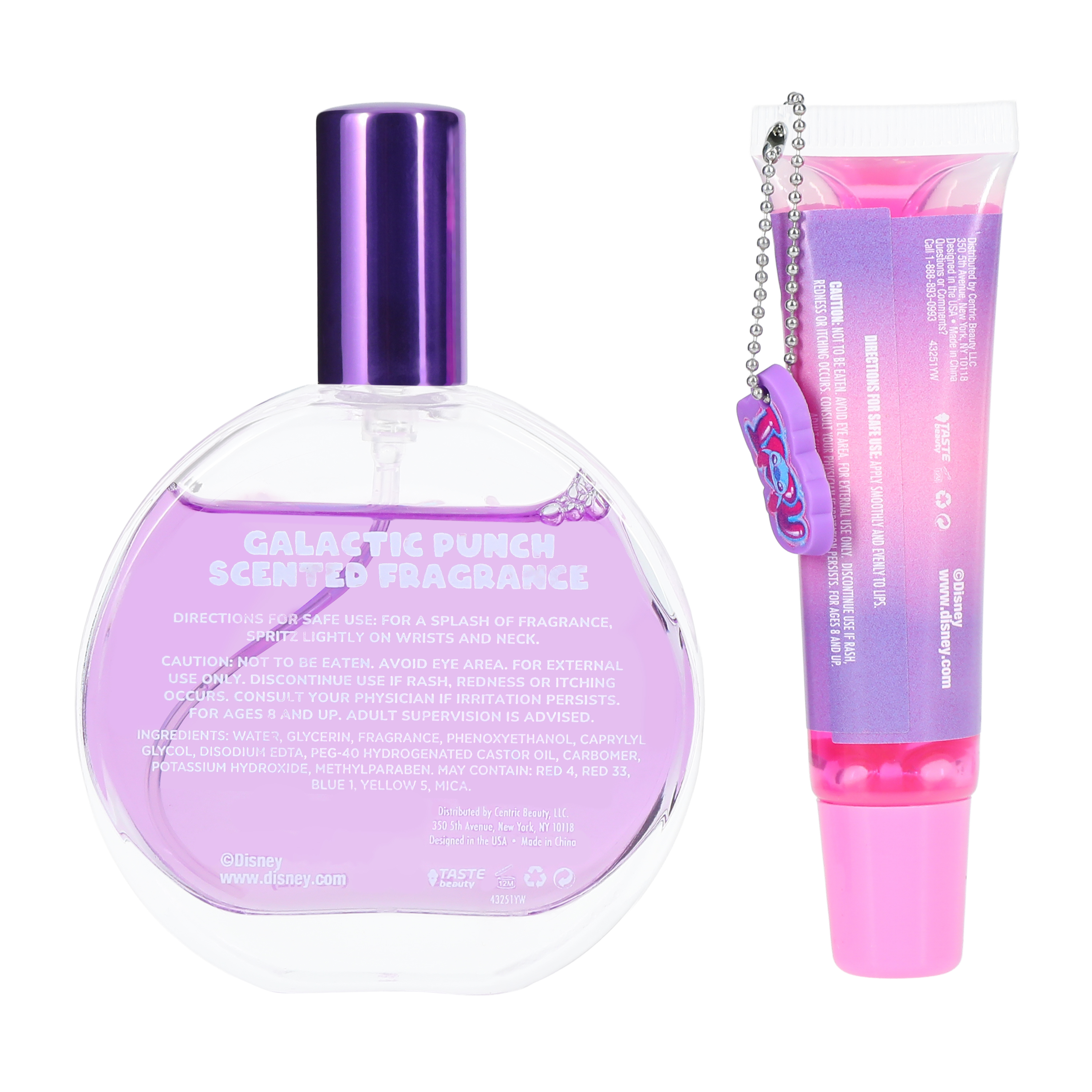 Licensed Fragrance & Lip Gloss Set