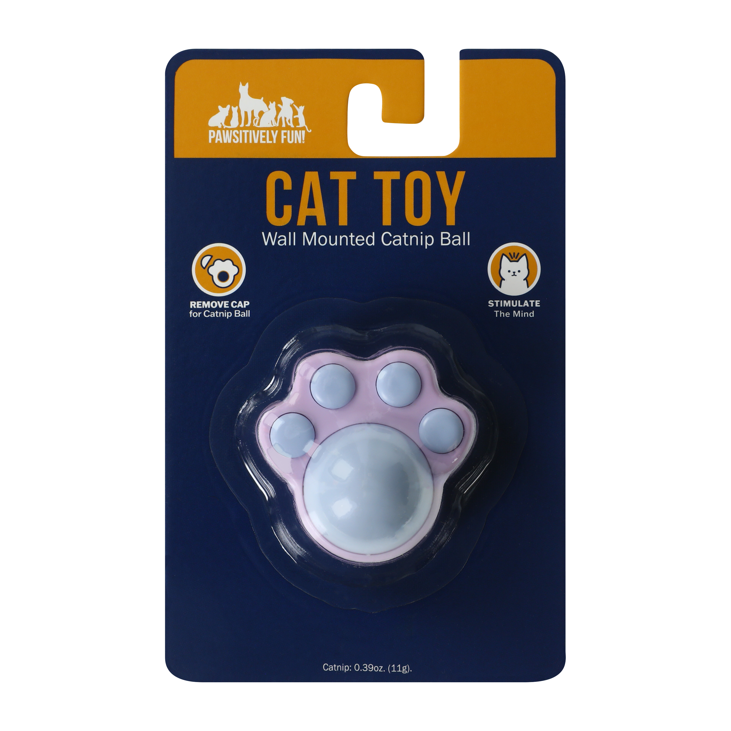 Cat Wall Mounted Catnip Ball Toy
