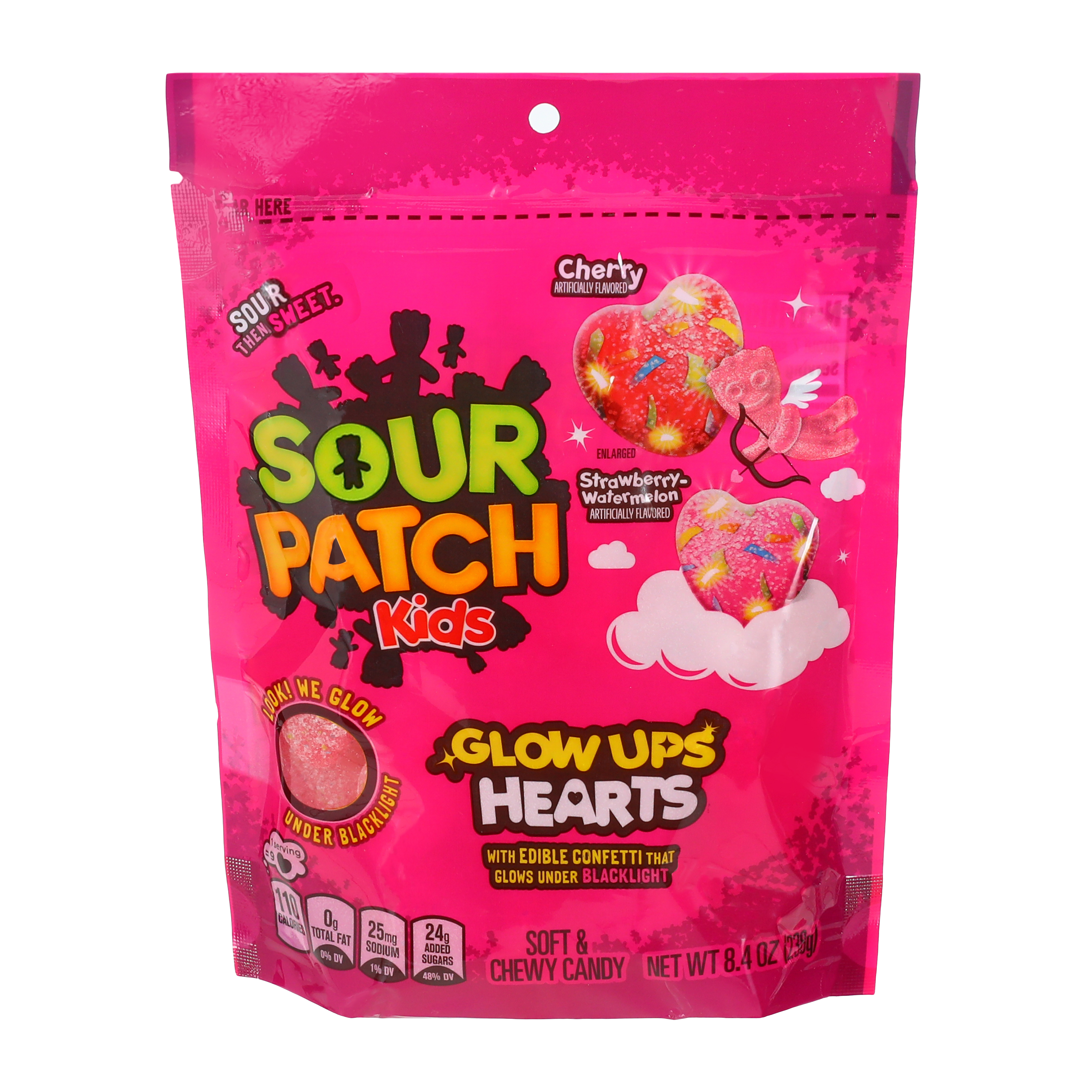 Sour Patch Kids® Glow Ups Hearts Candy 8.4oz