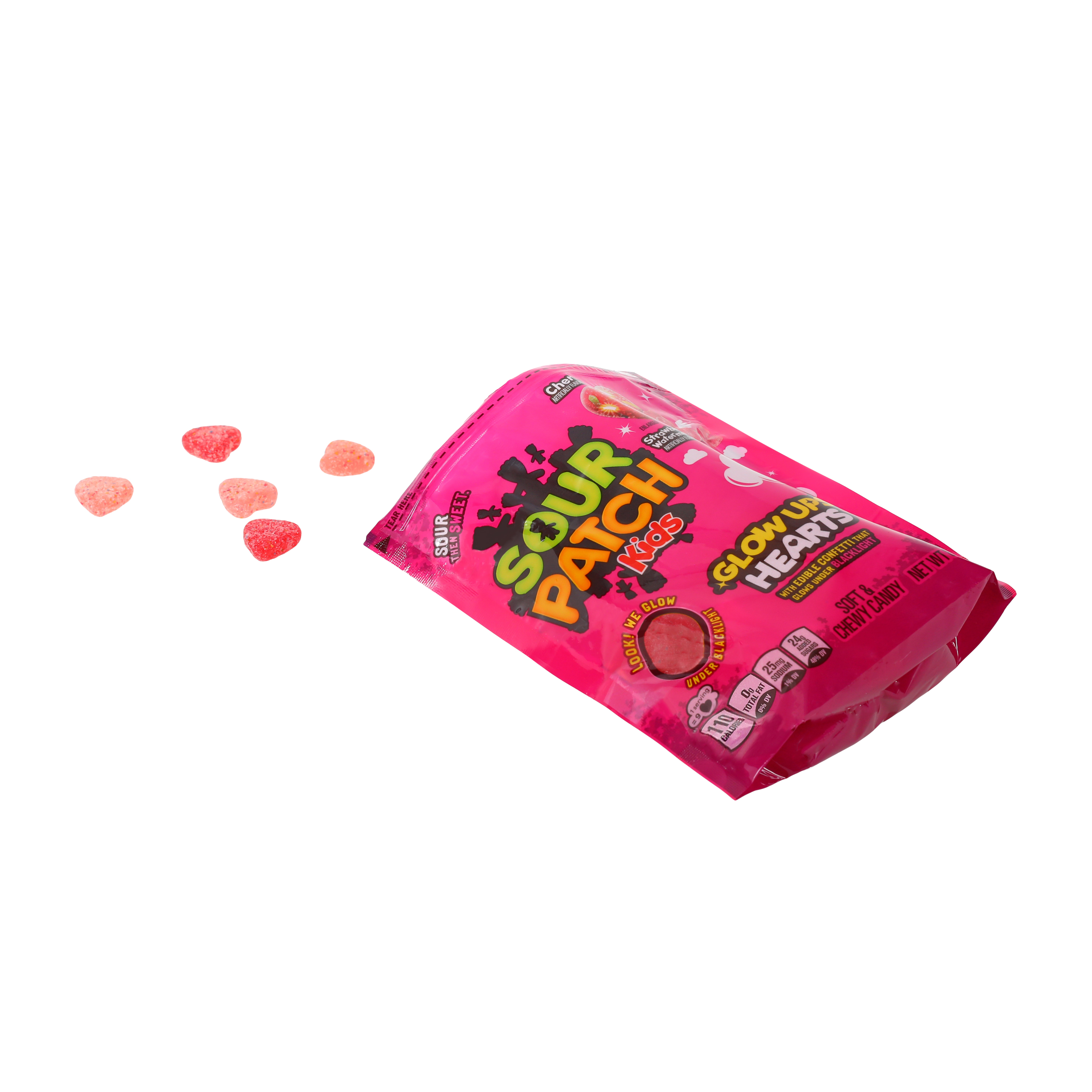 Sour Patch Kids® Glow Ups Hearts Candy 8.4oz
