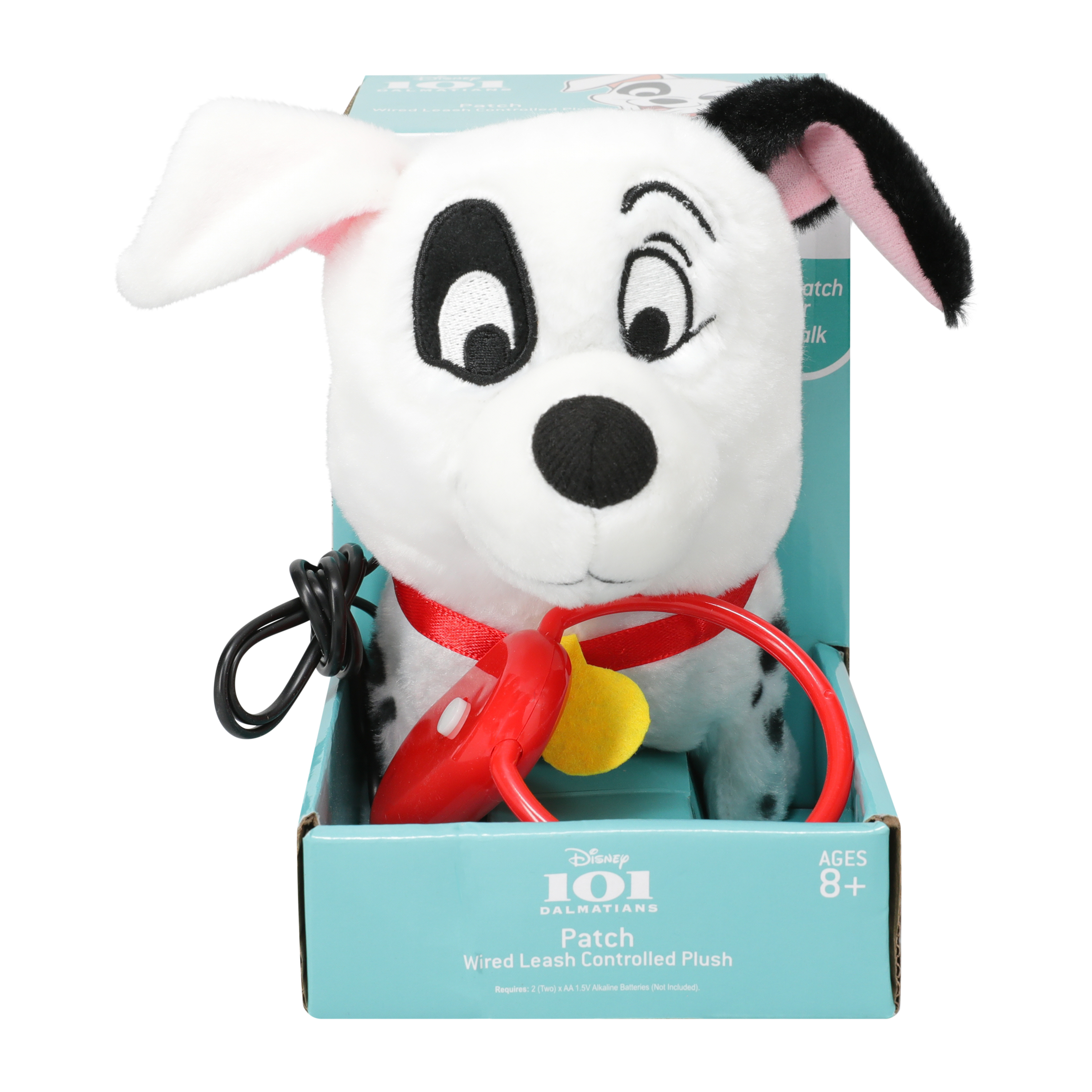 Disney 101 Dalmatians Patch Wired Leash Controlled Plush