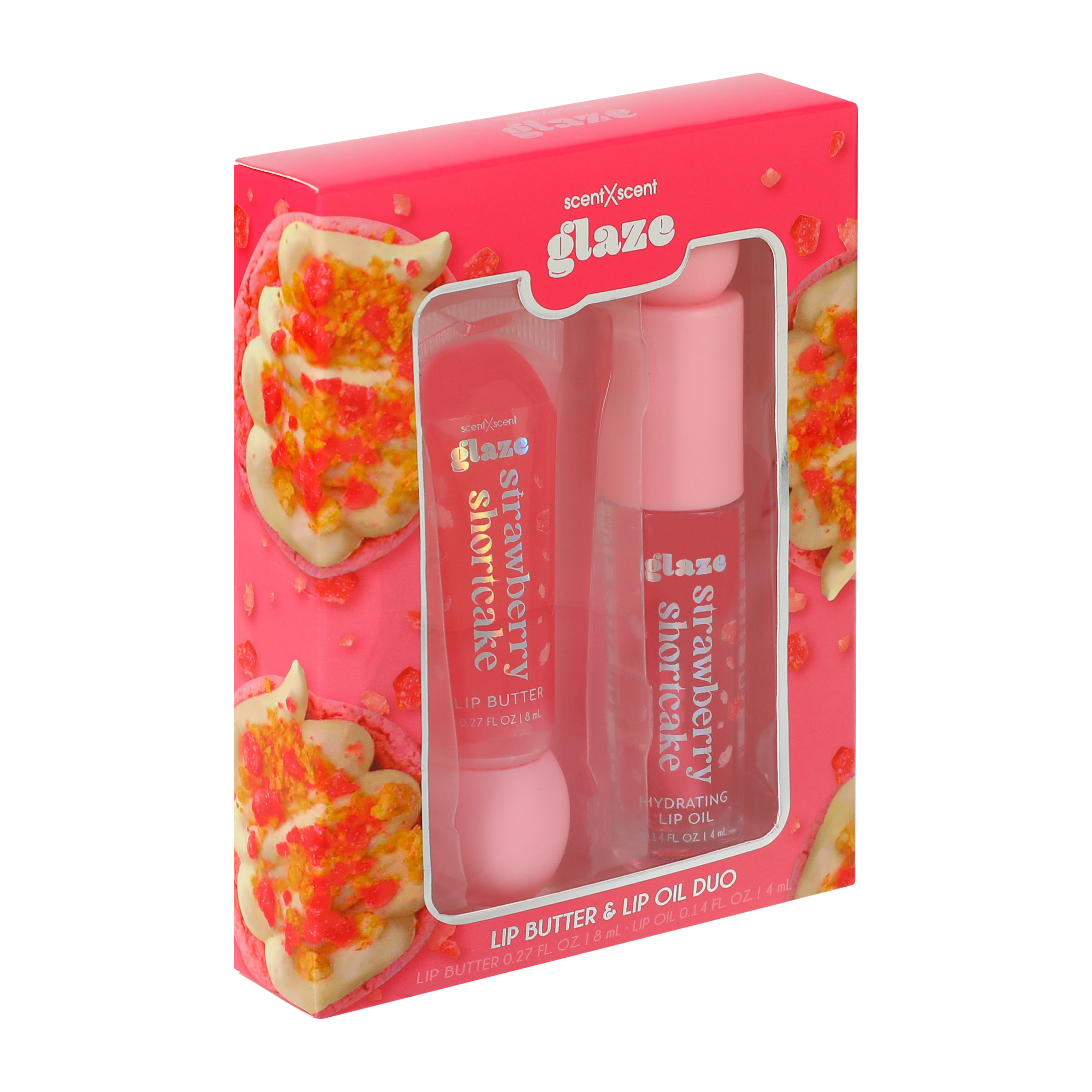 Glaze Strawberry Shortcake Lip Butter & Oil Duo Set