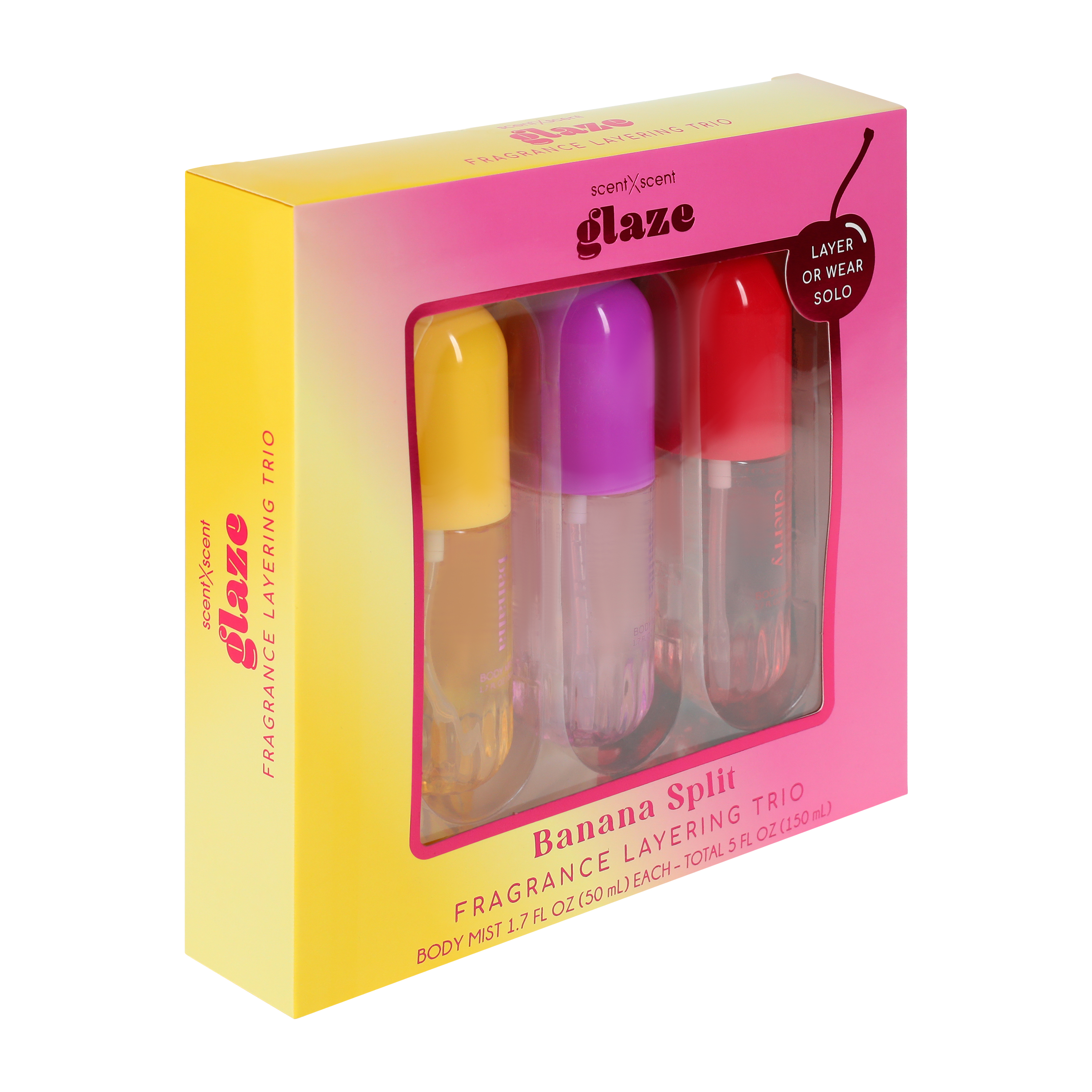Glaze Banana Split Fragrance Layering Trio