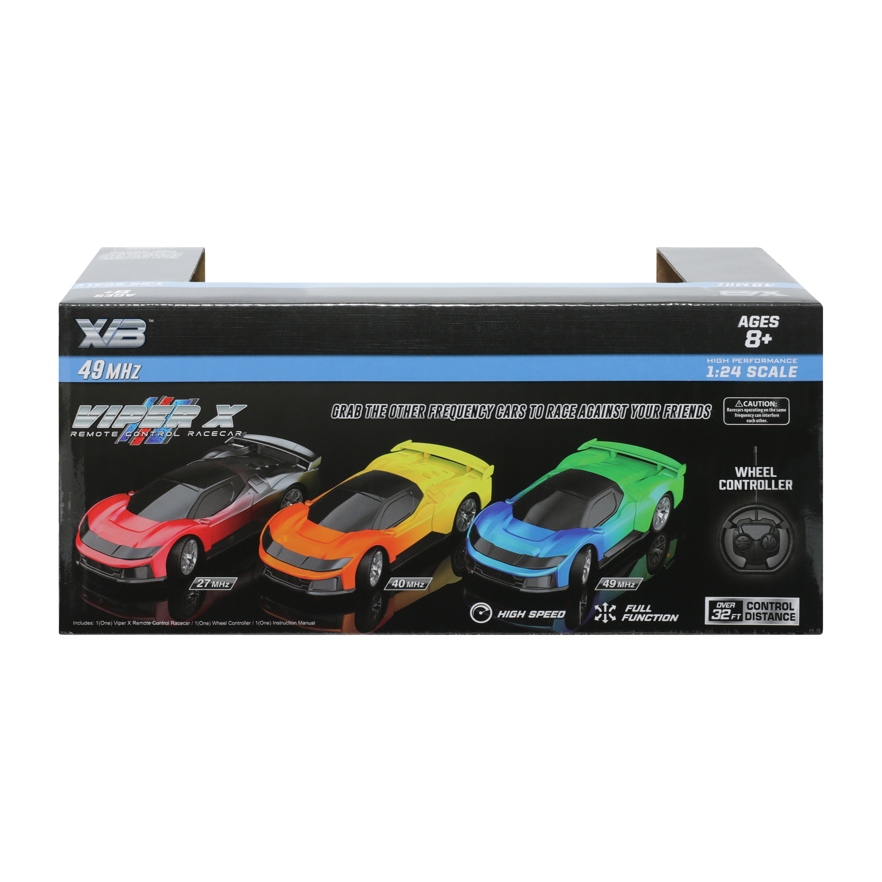 XVB™ Viper X Remote Control Racecar Toy