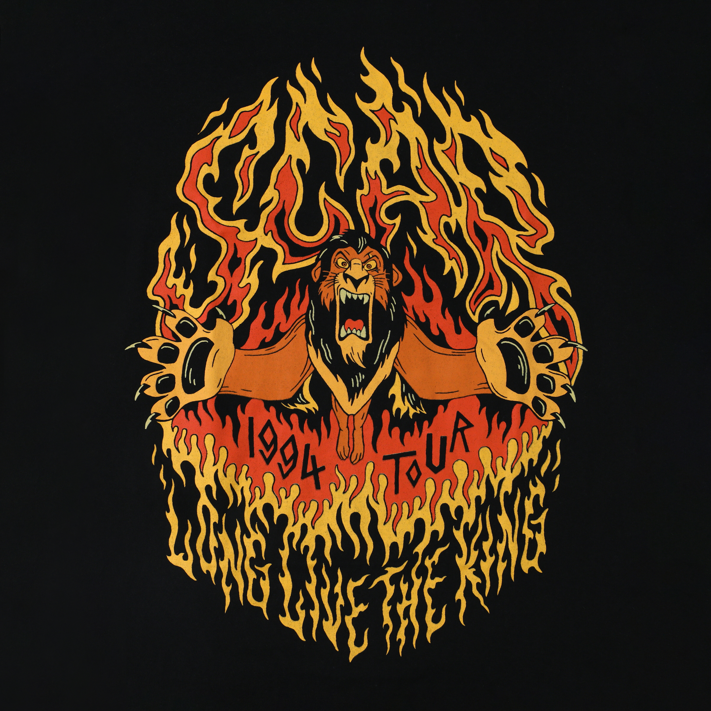 Disney The Lion King Scar 1994 Tour Graphic Tee