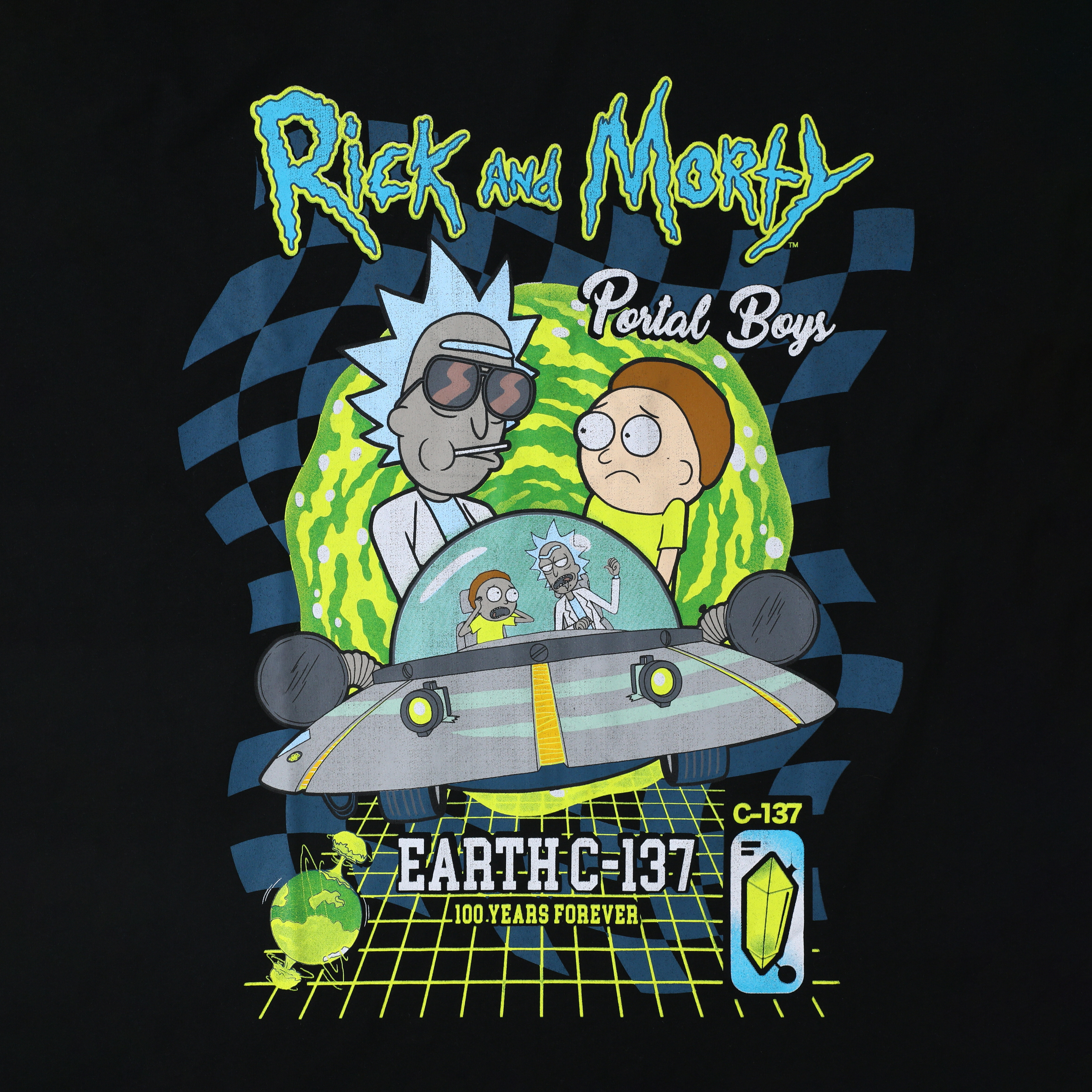 Ricky And Morty™ Portal Boys Graphic Tee