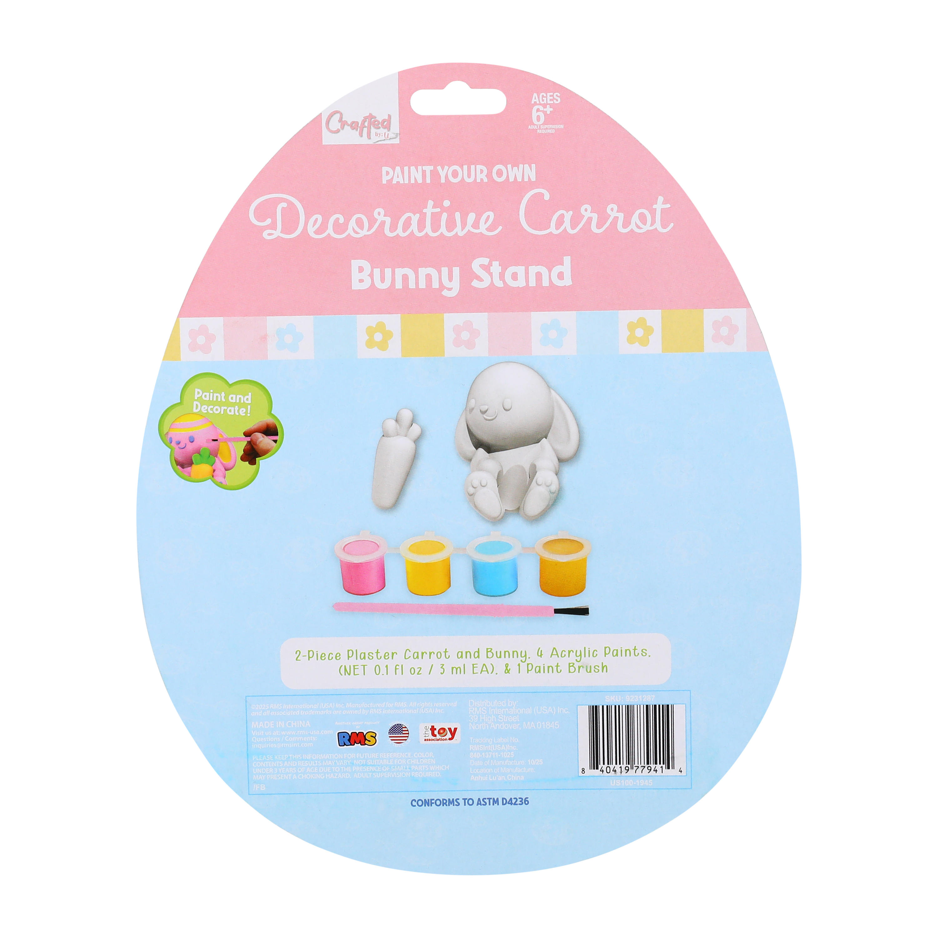 Crafted By: U Paint Your Own Decorative Egg Set