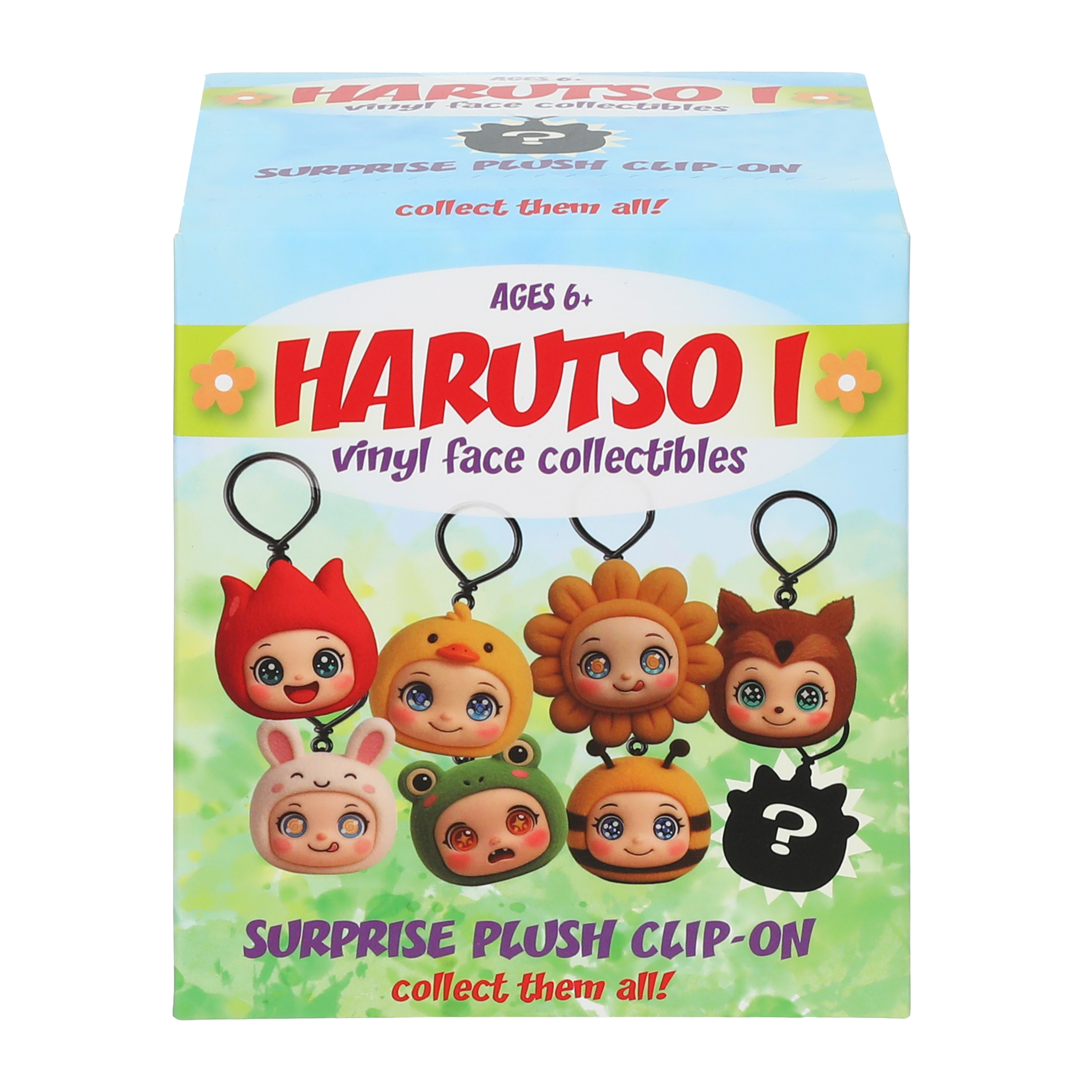 Harustso I Surprise Plush Clip-On Vinyl Face Collectible (Styles May Vary)