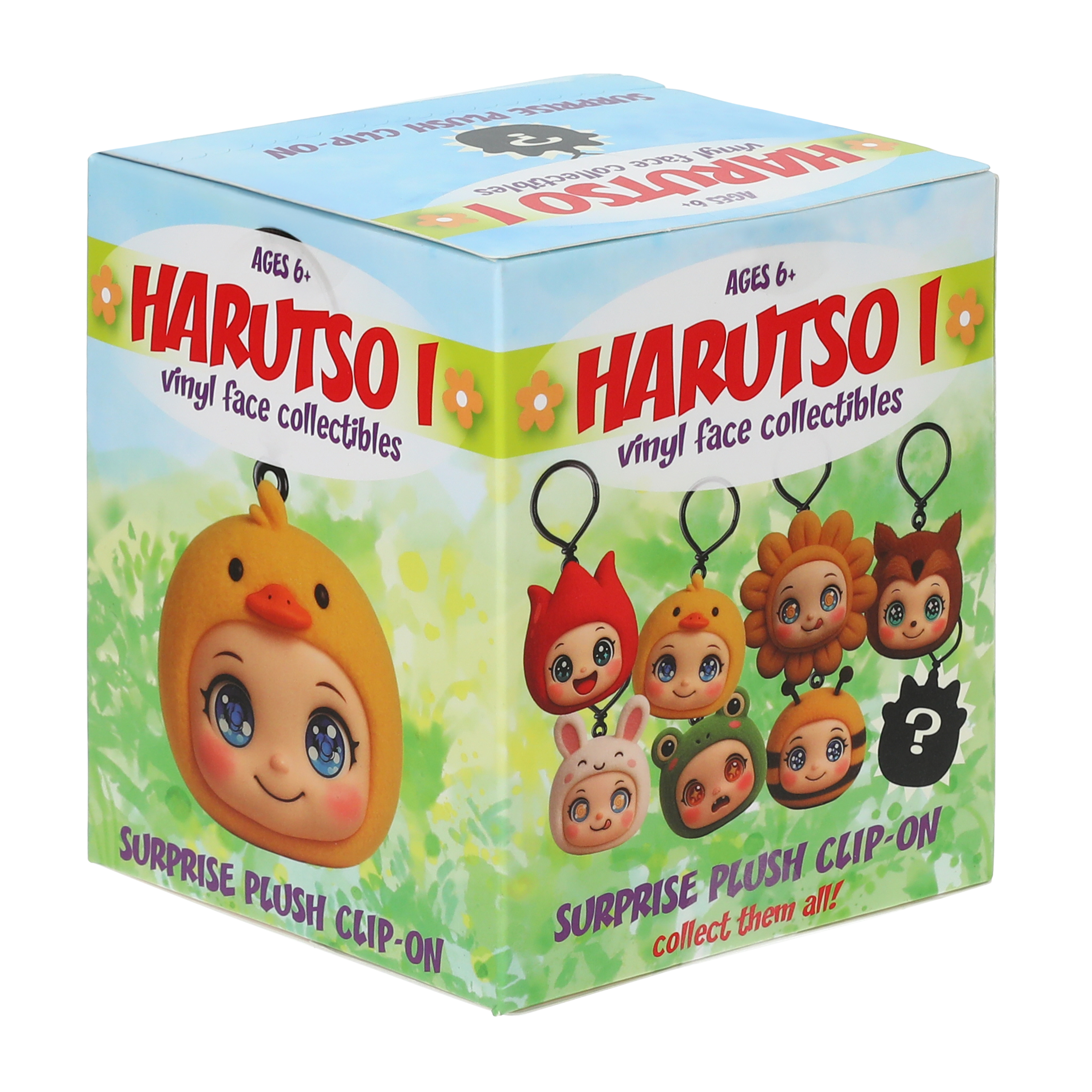 Harustso I Surprise Plush Clip-On Vinyl Face Collectible (Styles May Vary)