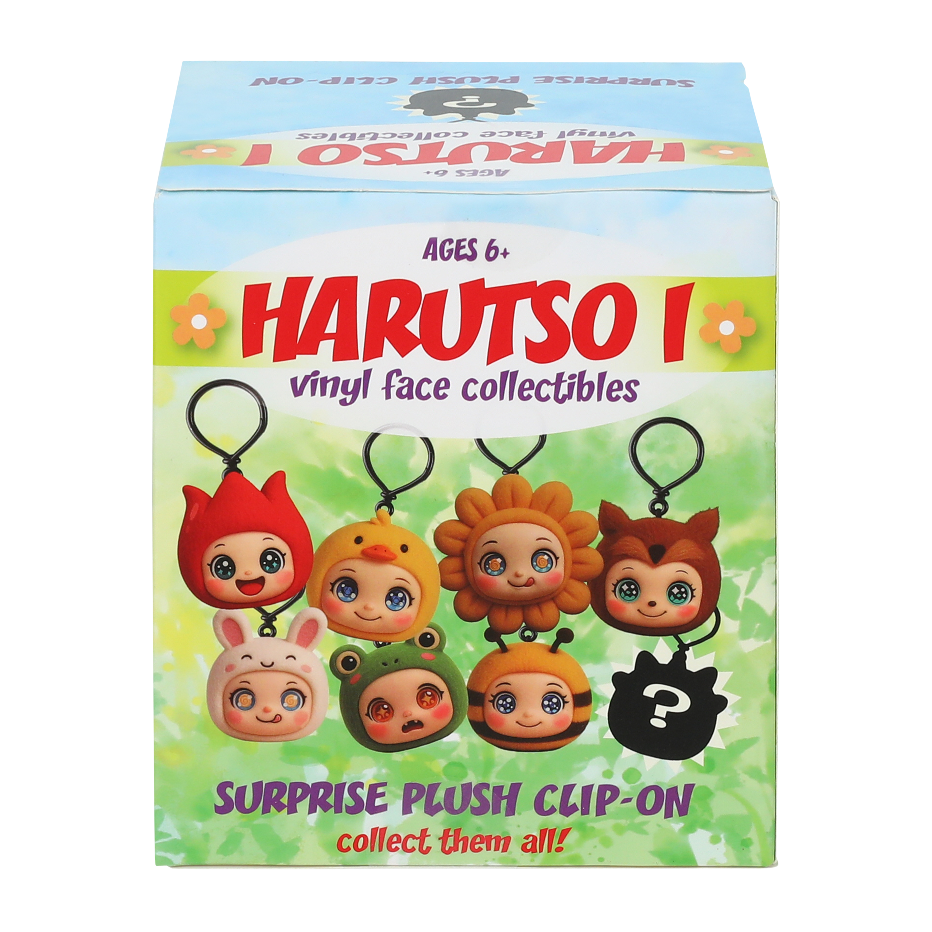Harustso I Surprise Plush Clip-On Vinyl Face Collectible (Styles May Vary)