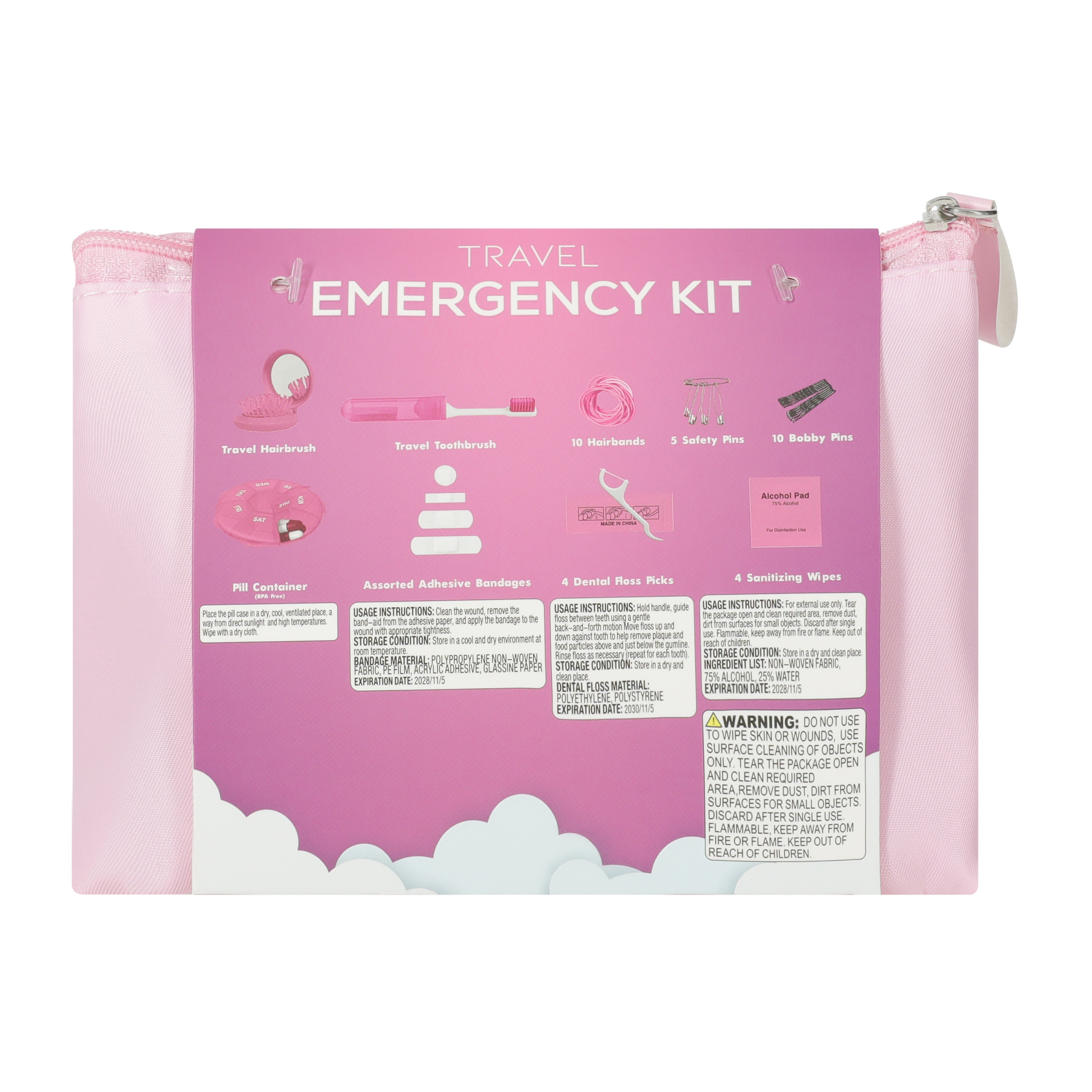 Amora™ Travel Emergency Kit