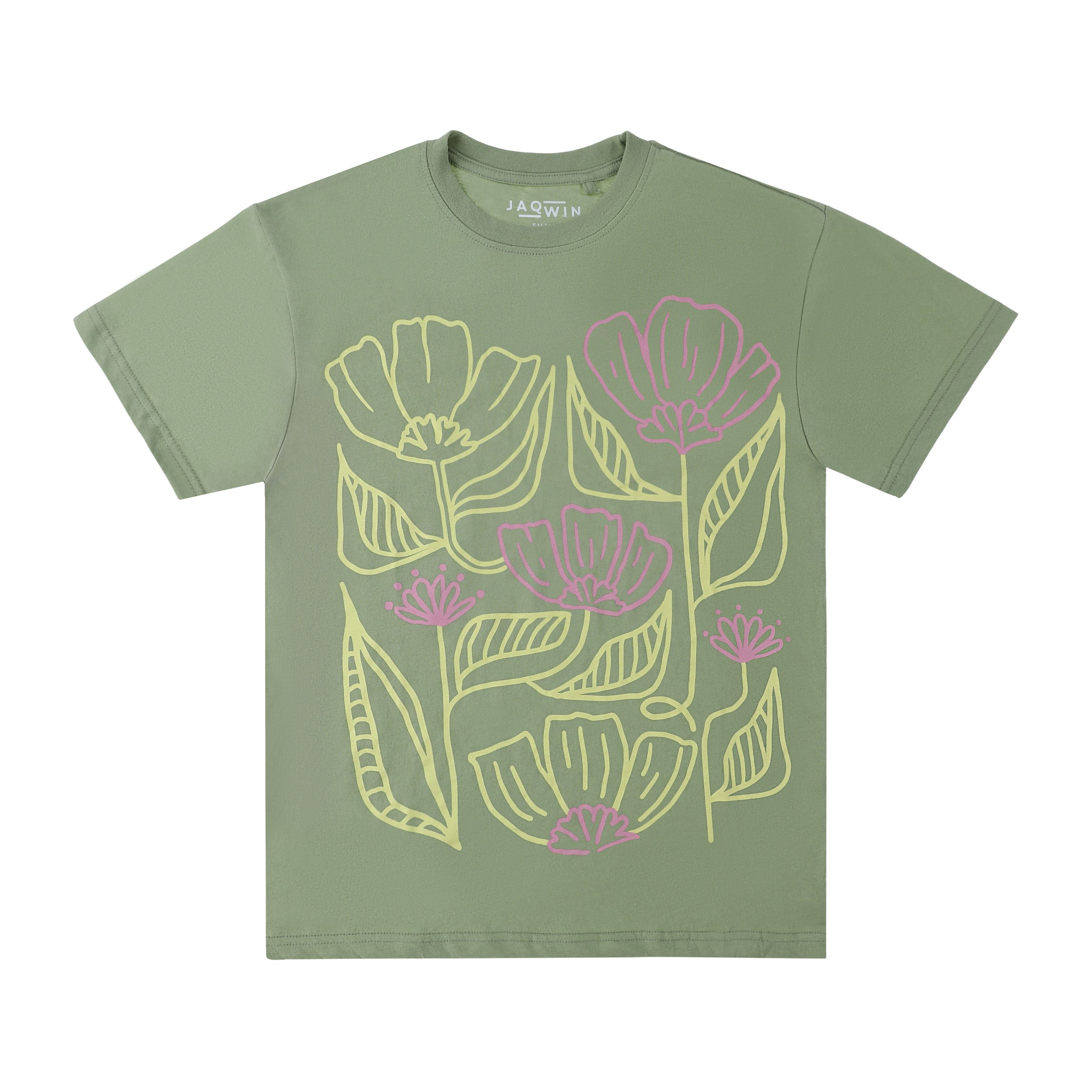 Stencil Flowers Graphic Tee