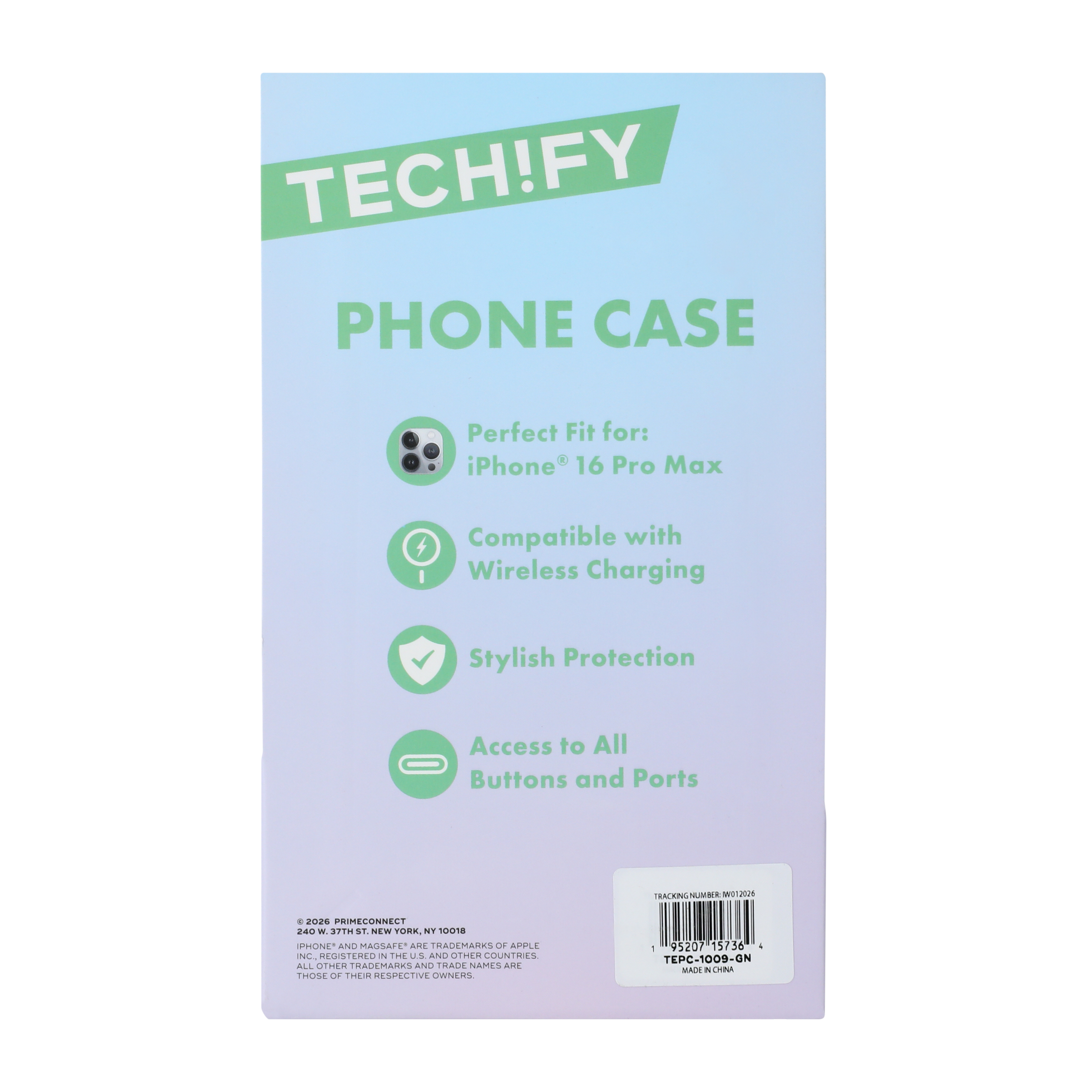 Tech!fy iPhone 16 Pro Max® MagSafe® Phone Case