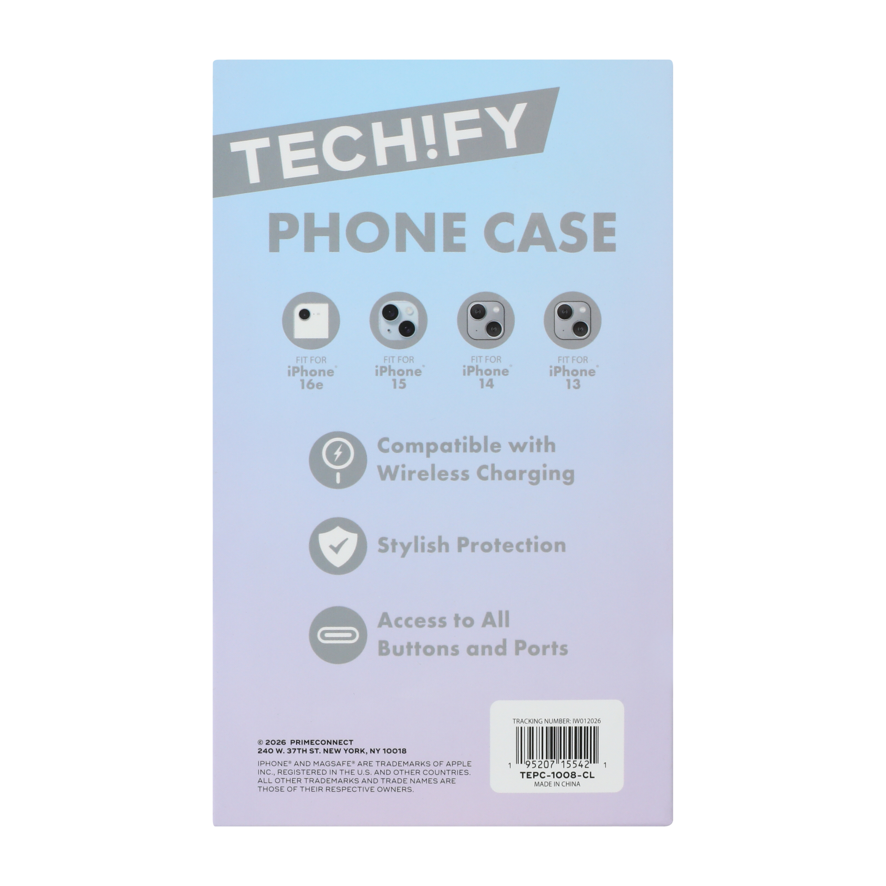 Tech!fy iPhone 16e® MagSafe® Phone Case