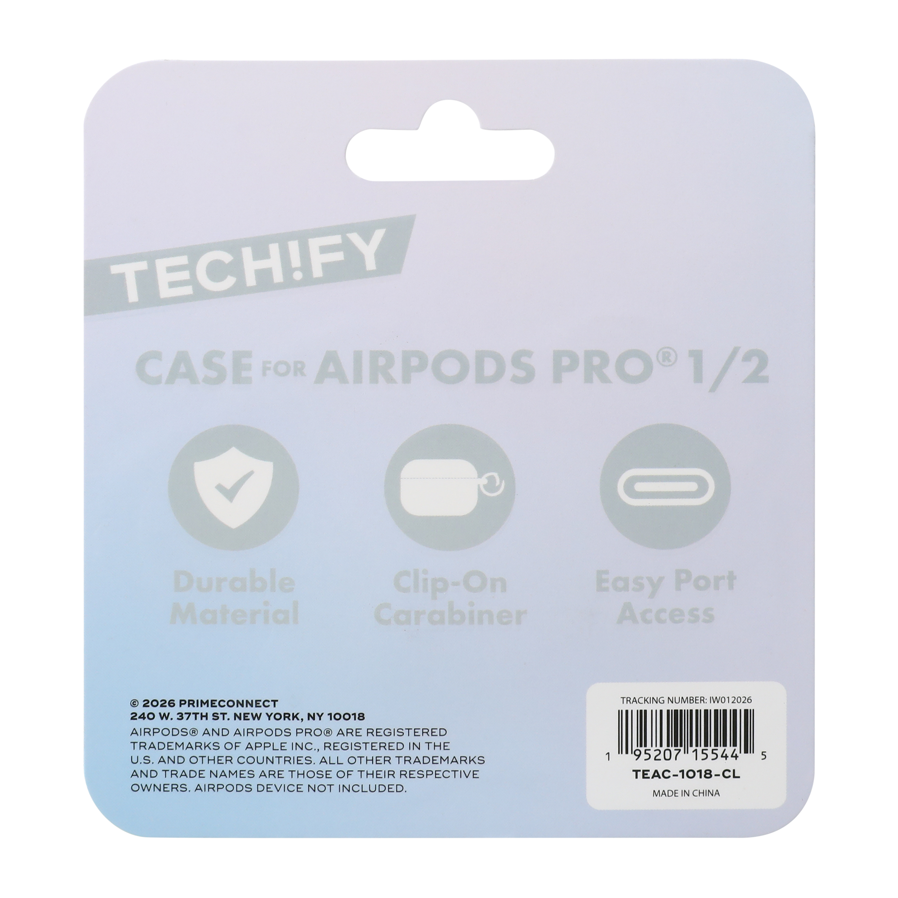 Tech!fy AirPods Pro® 1-2 Case