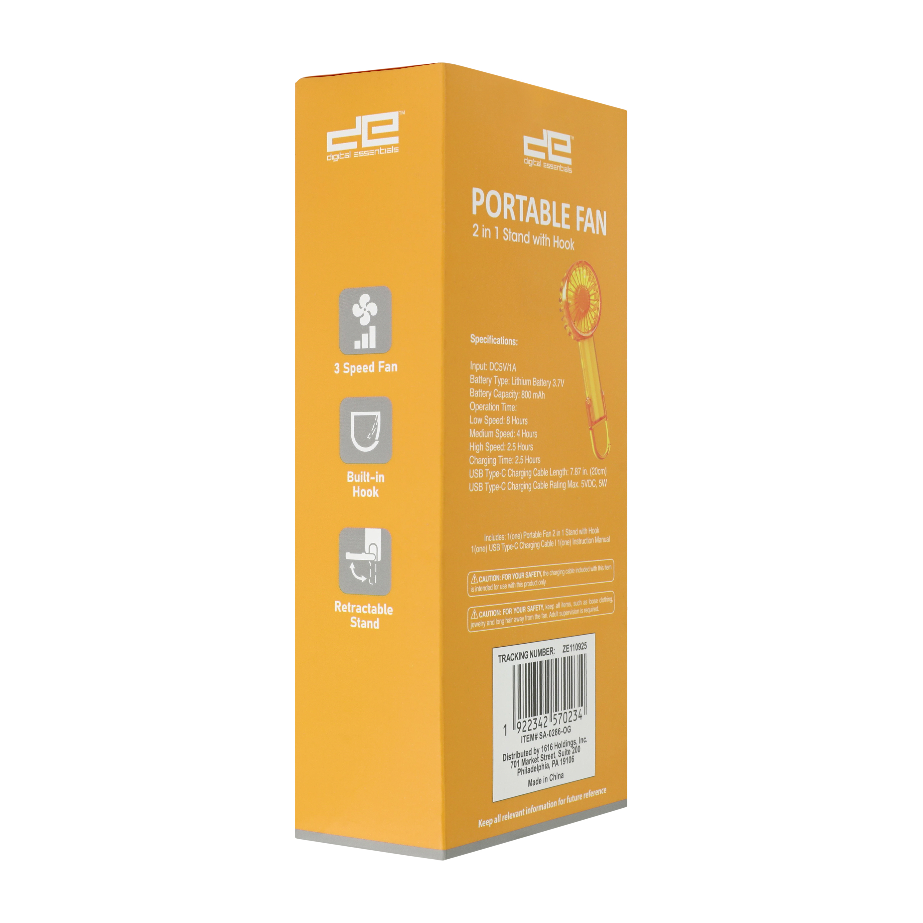 Digital Essentials™ Portable Fan