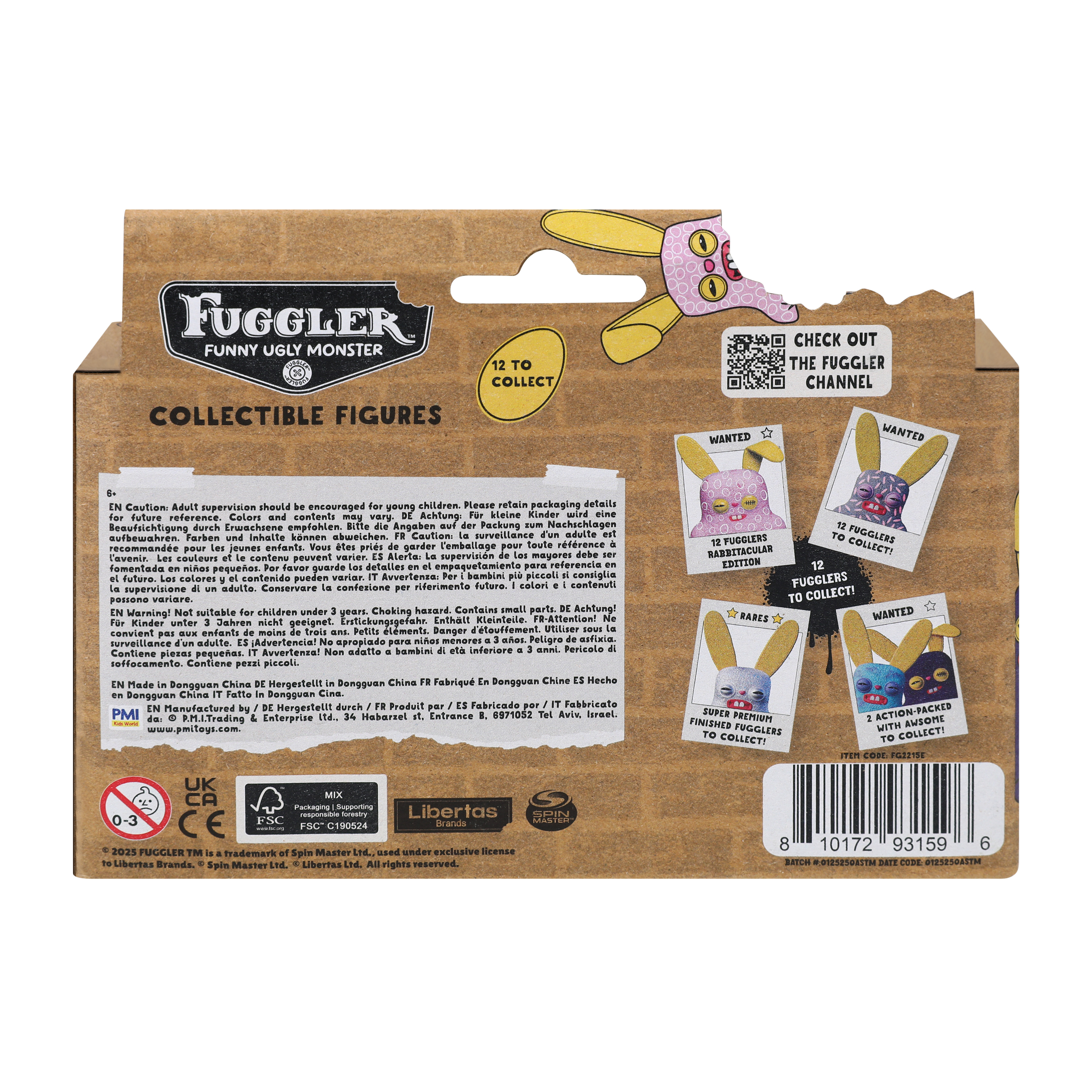 Fuggler™ Rabbitacular Edition Collectible Figures 2-Pack (Styles May Vary)