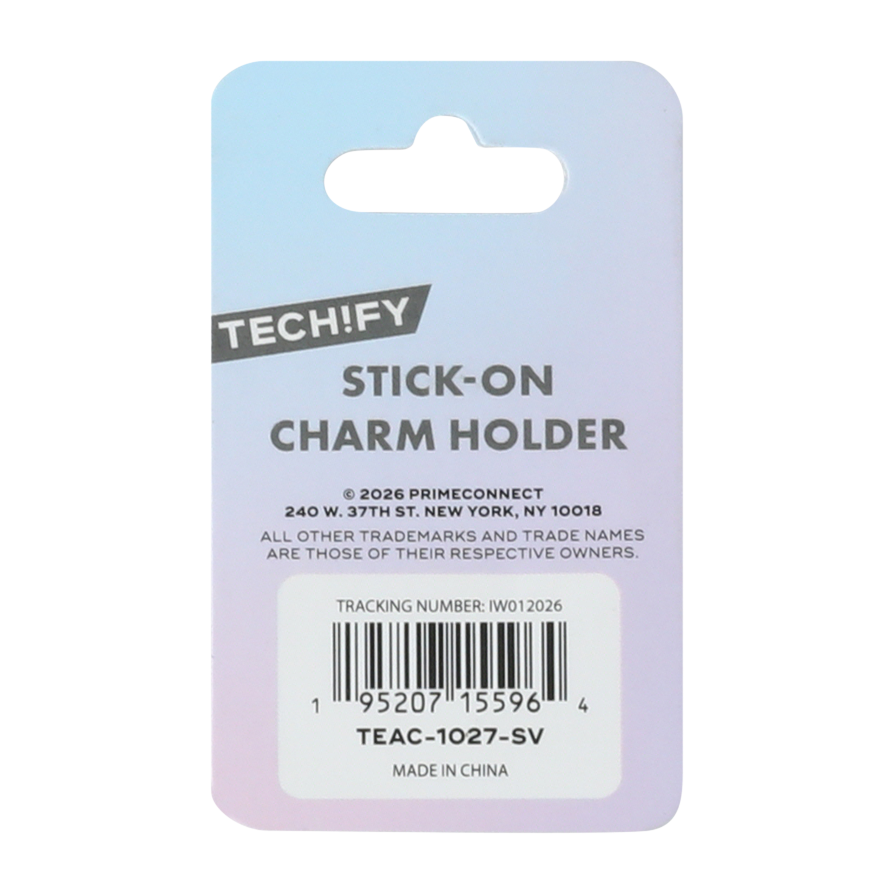 Tech!fy Stick-On Charm Holder