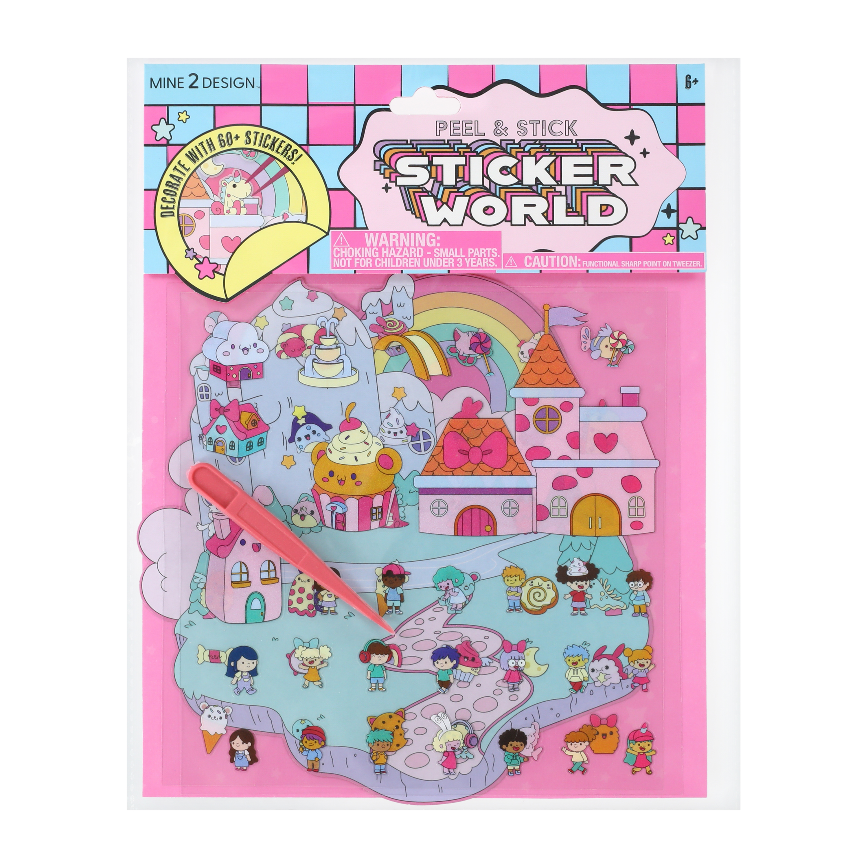 Peel & Stick Sticker World Set