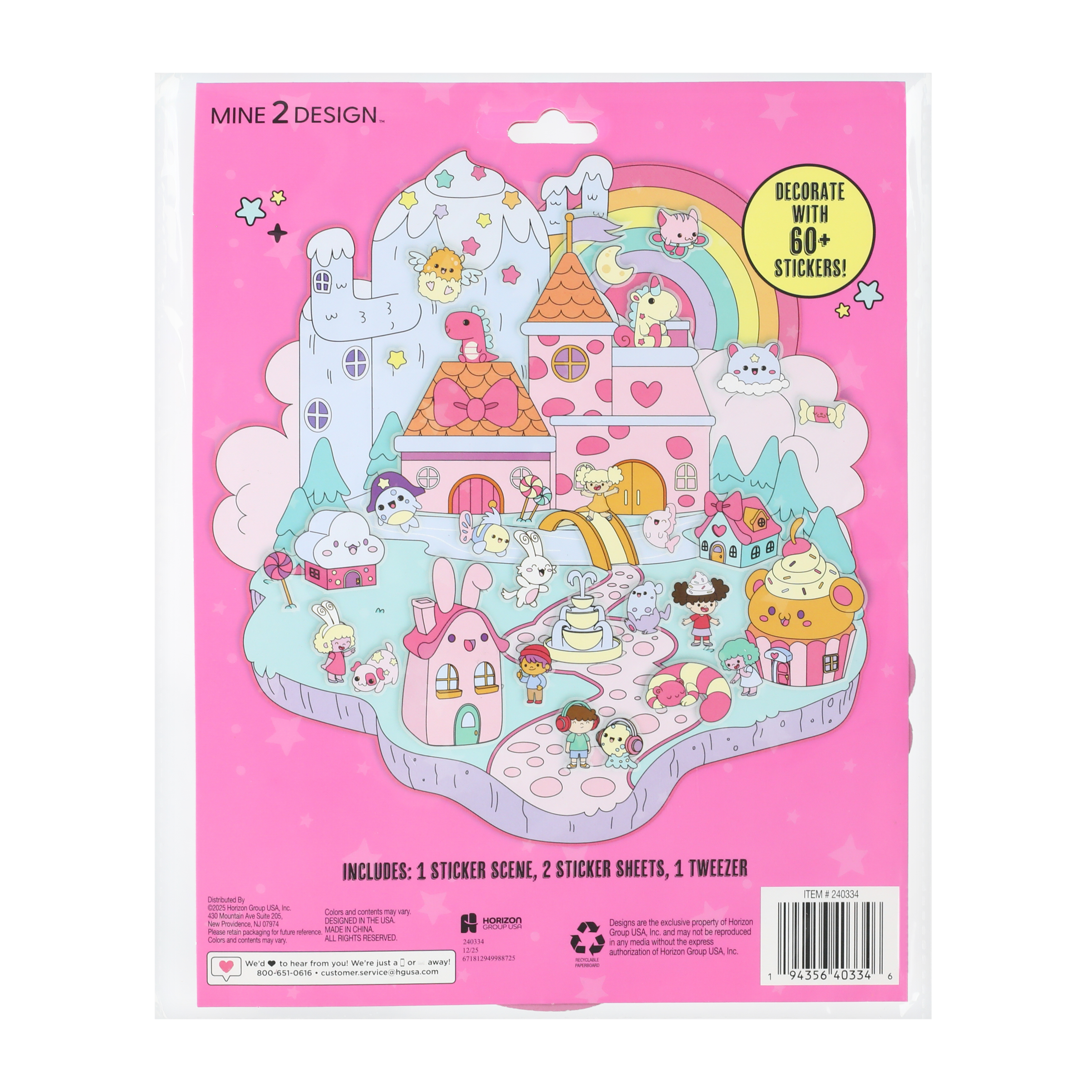 Peel & Stick Sticker World Set