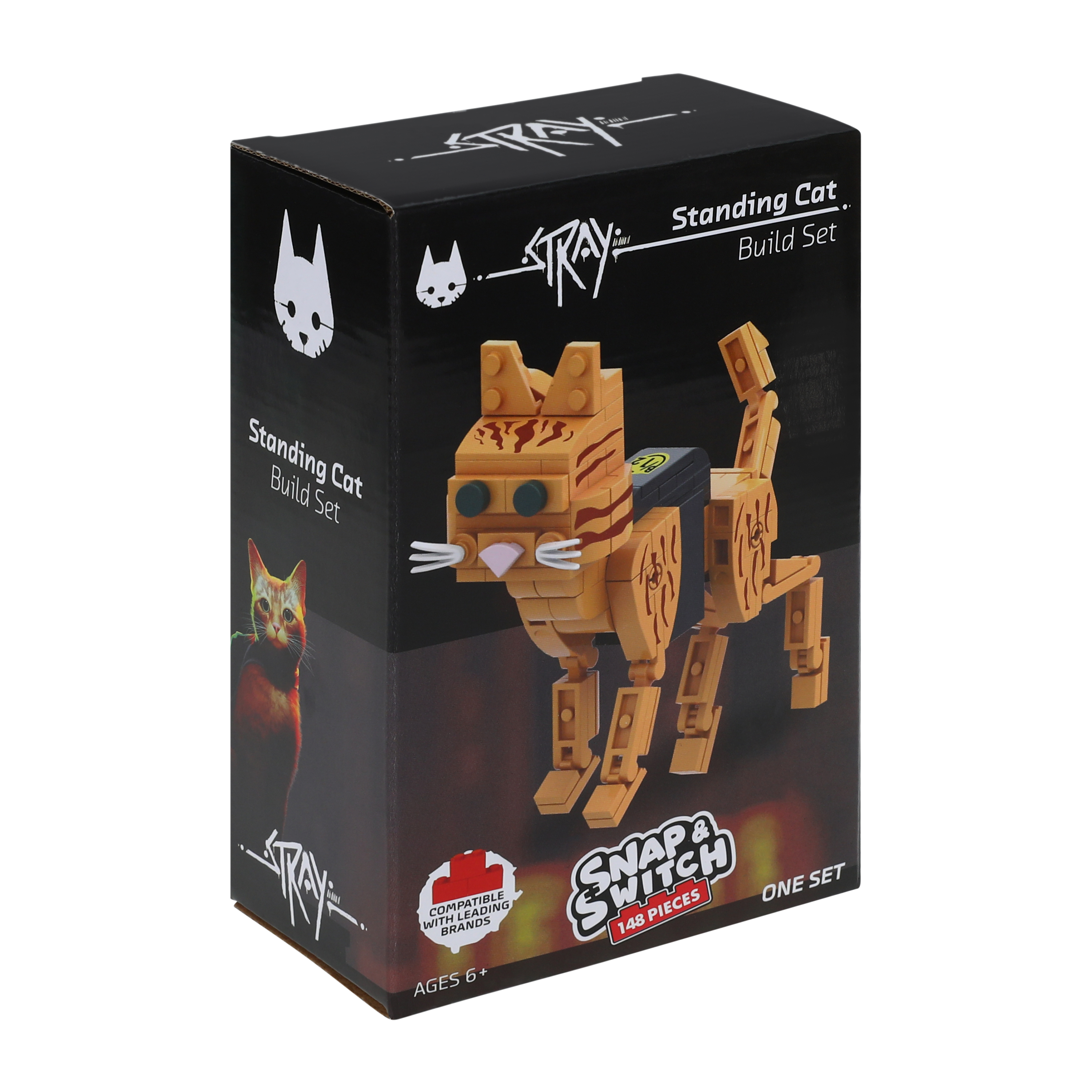 Stray Game Character Snap & Switch Build Set