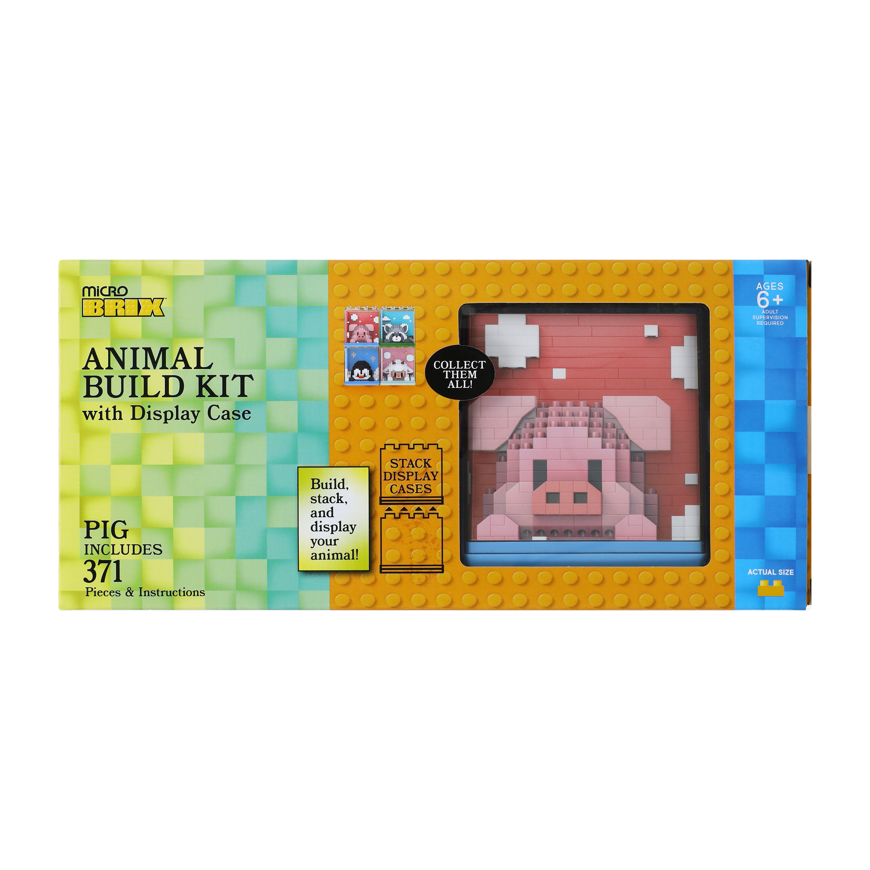 Micro Brix™ Animal Build Kit With Display Case