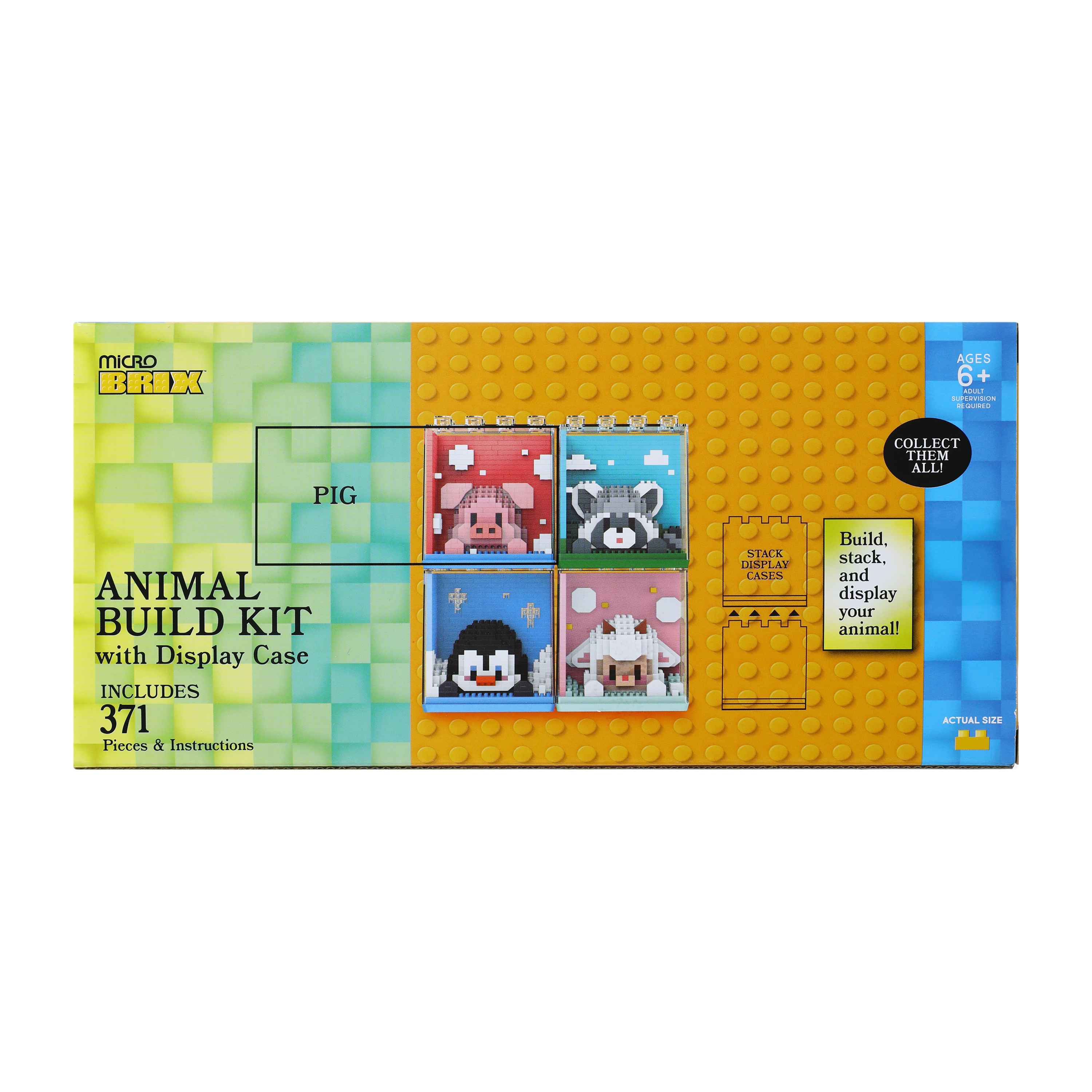 Micro Brix™ Animal Build Kit With Display Case