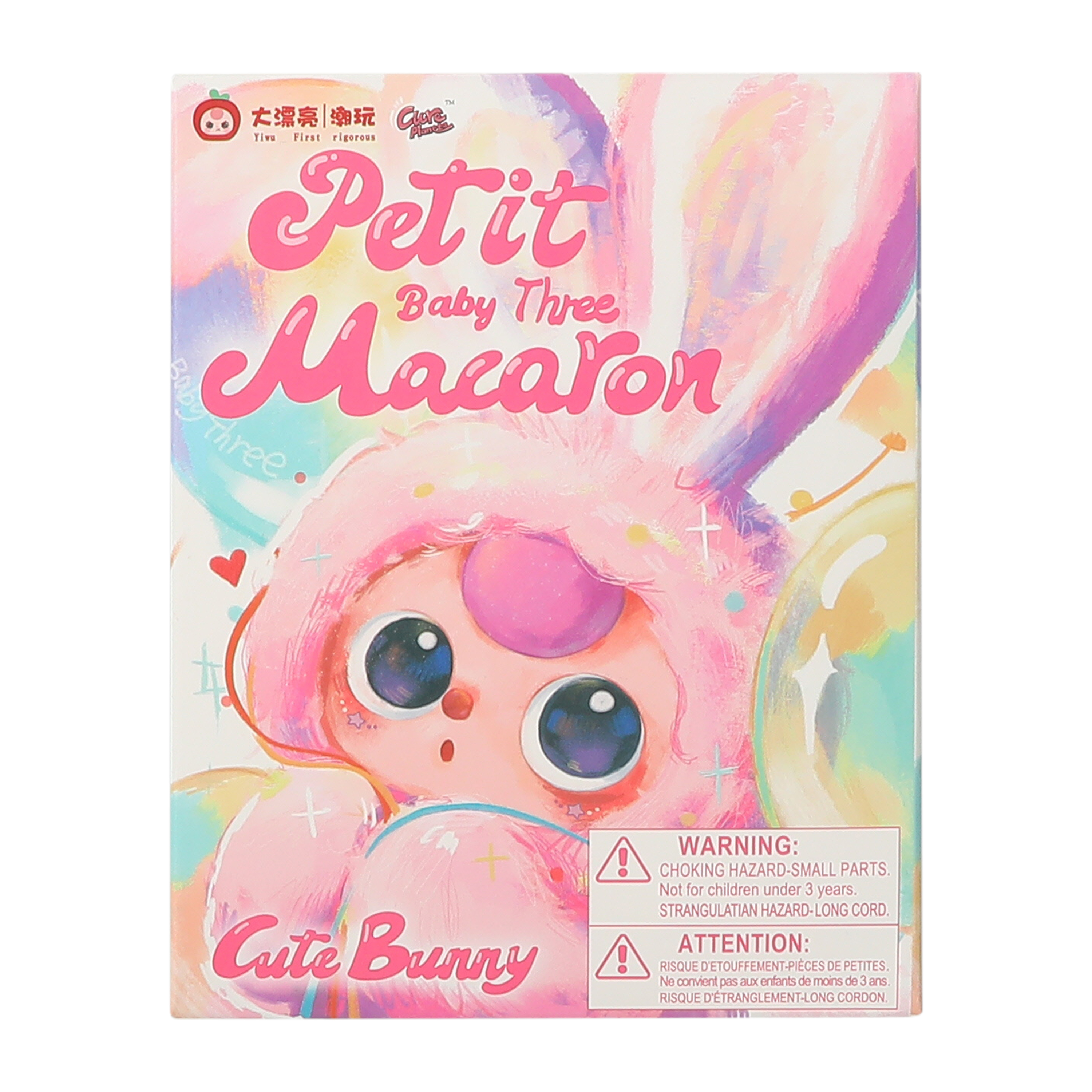 Baby Three Macaron Cute Bunny (Styles May Vary)
