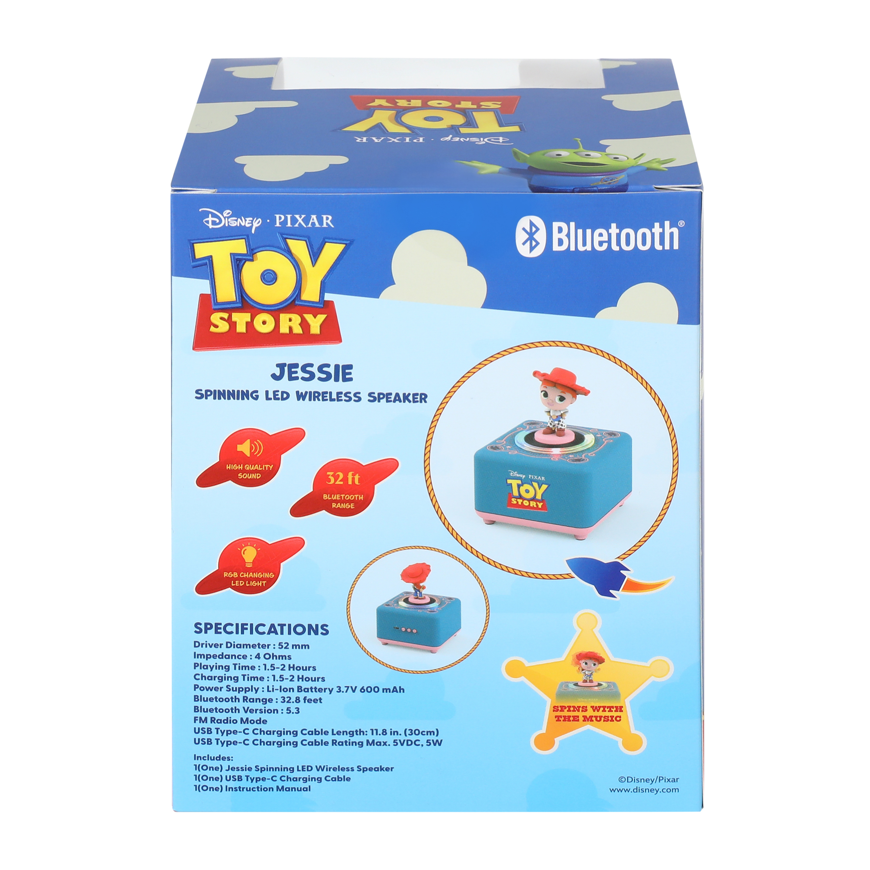 Disney Spinning LED Wireless Speaker