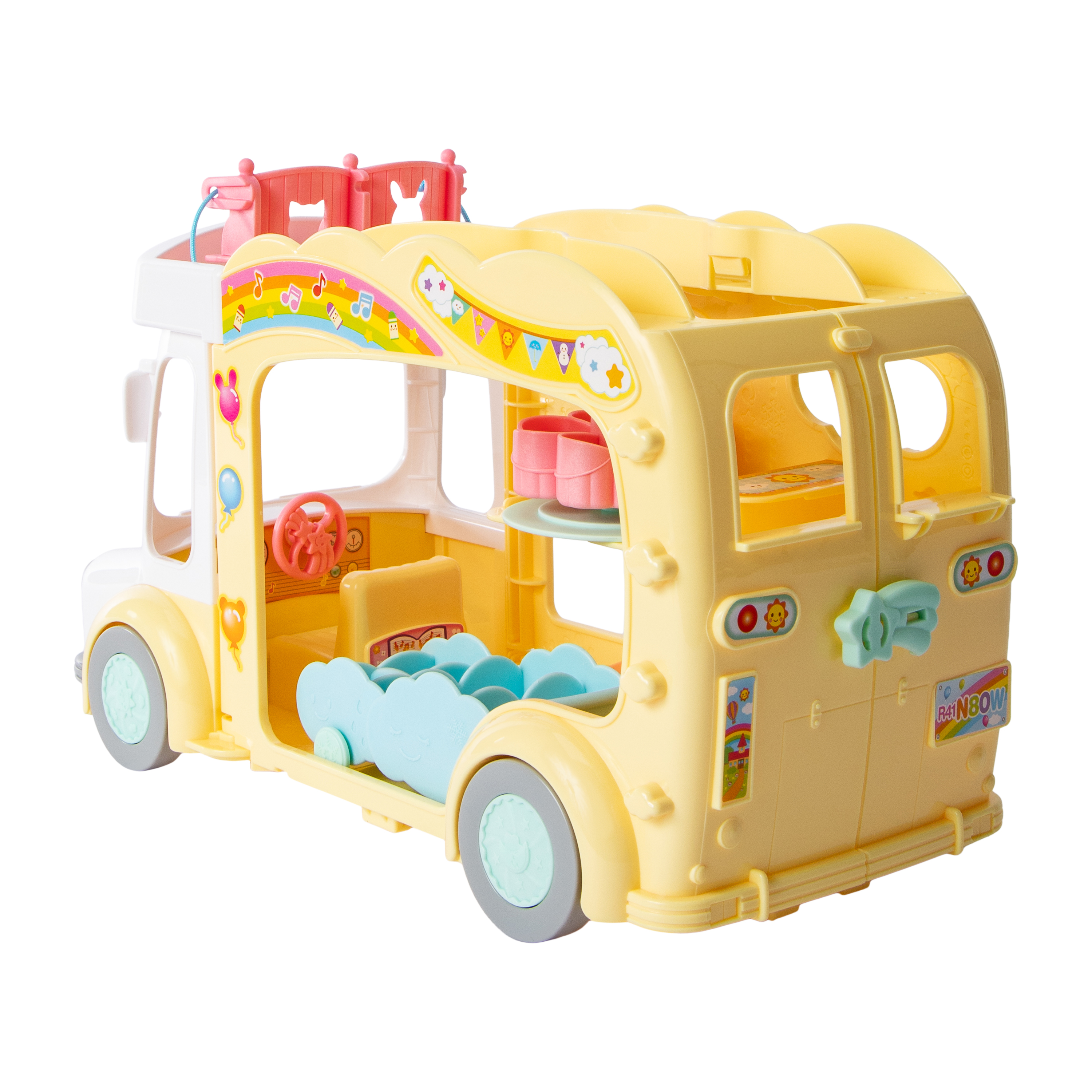 Calico Critters® Rainbow Fun Nursery Bus Set