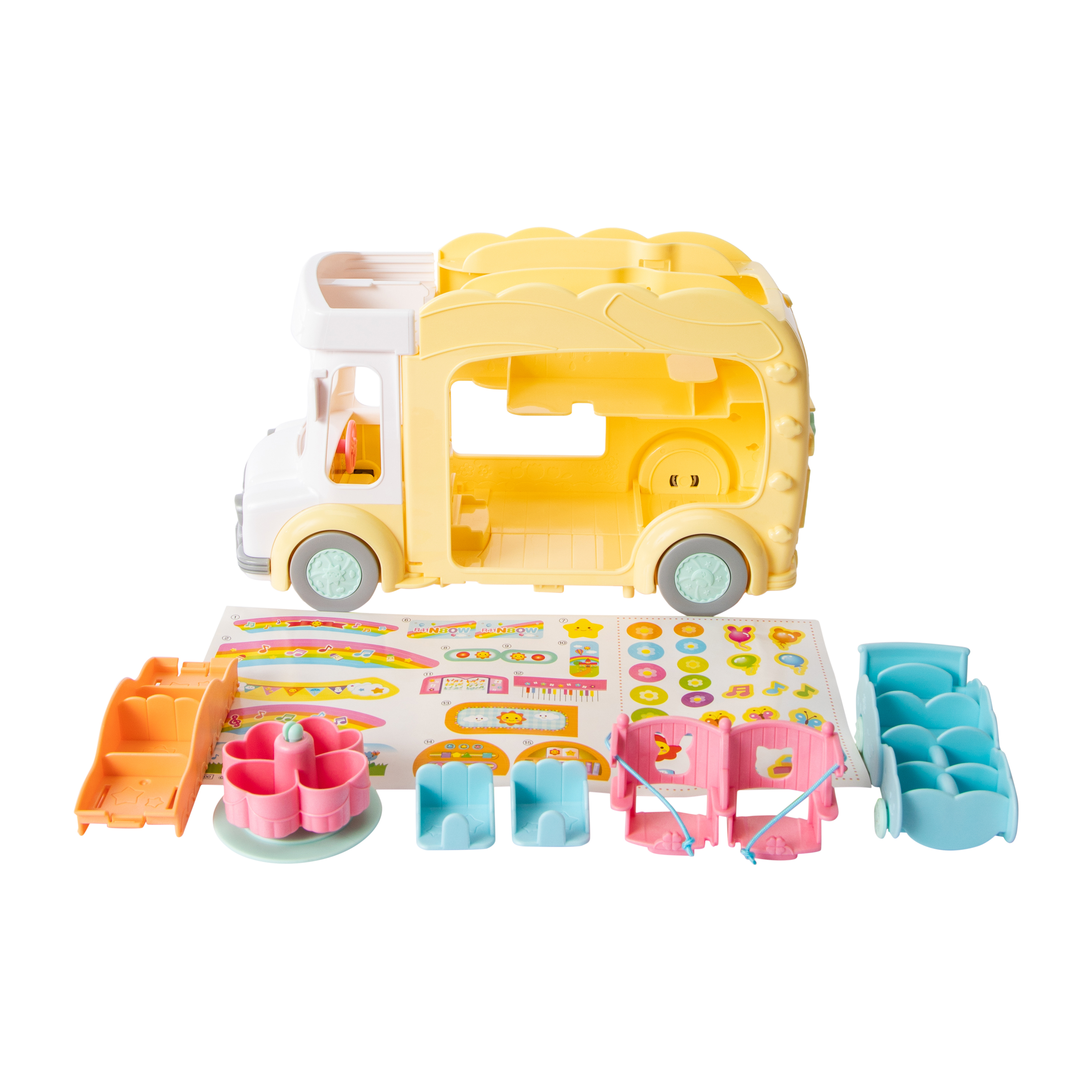 Calico Critters® Rainbow Fun Nursery Bus Set